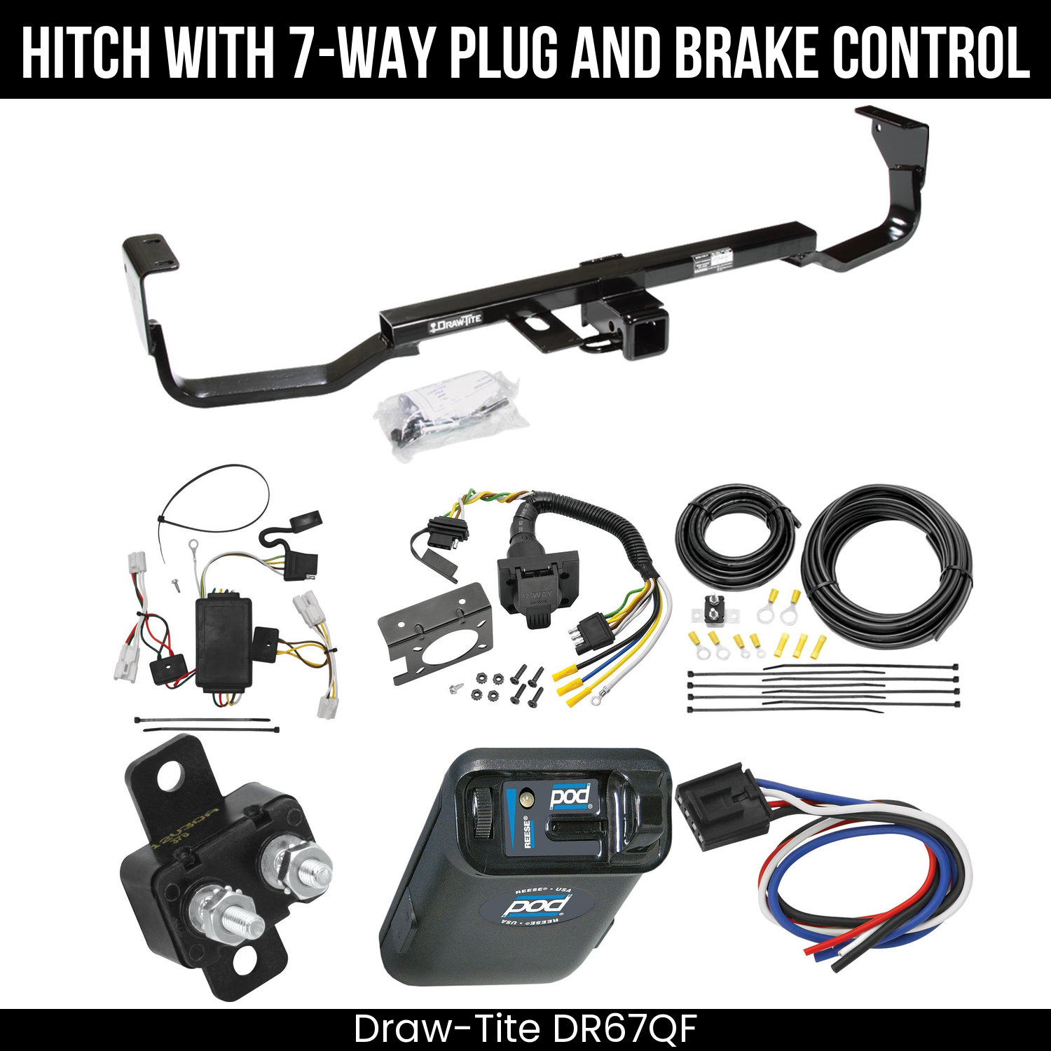 Trailer Hitch , 7-Way , Reese POD Brake Control