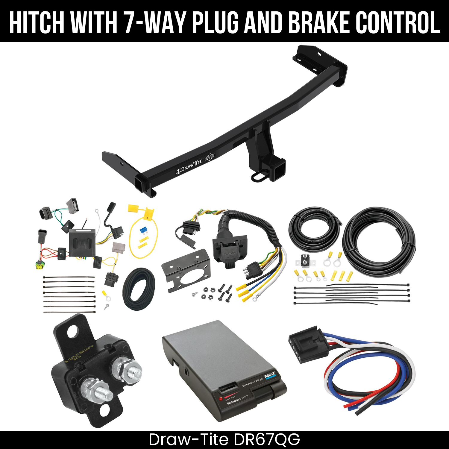 Trailer Hitch , 7-Way , Reese Brakeman Brake Control