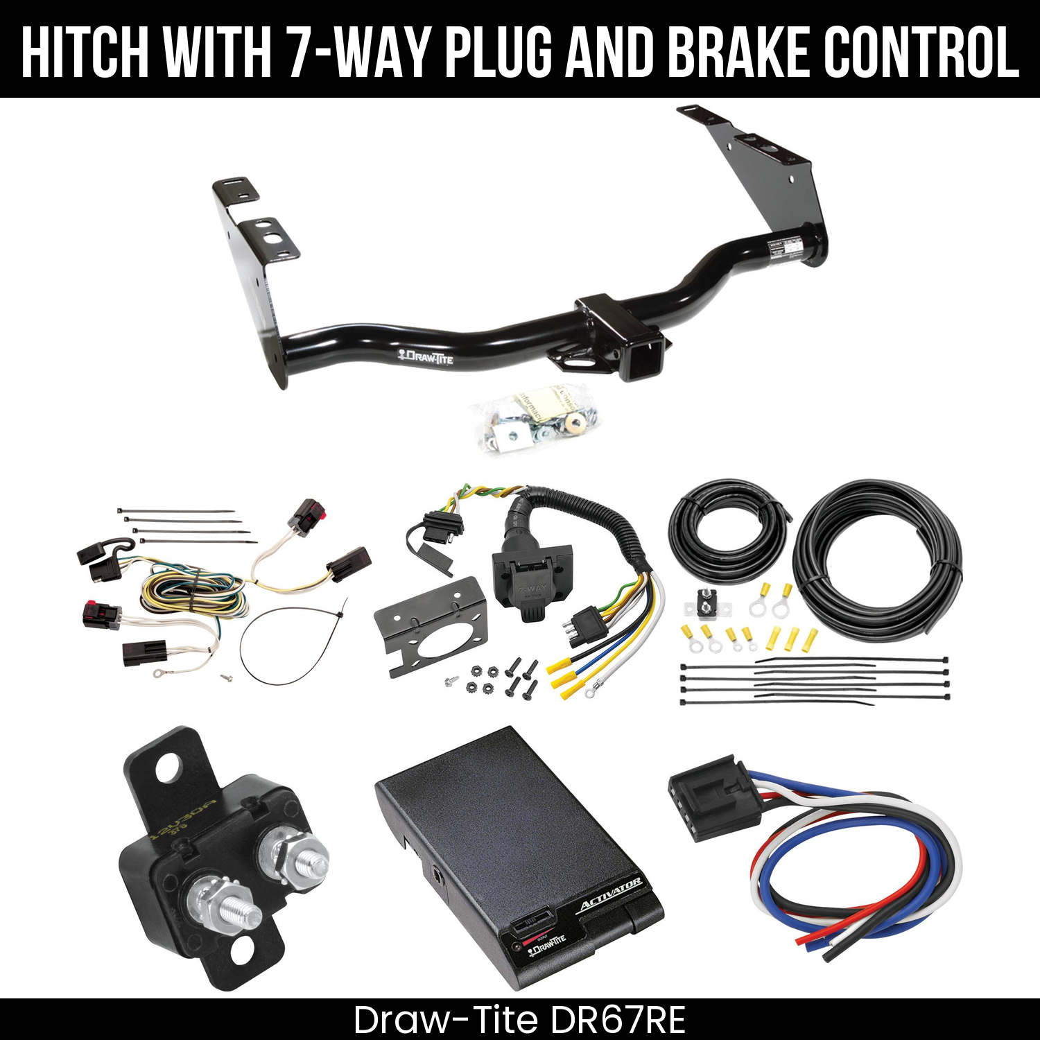 Trailer Hitch , 7-Way , Draw-Tite Activator Brake Control