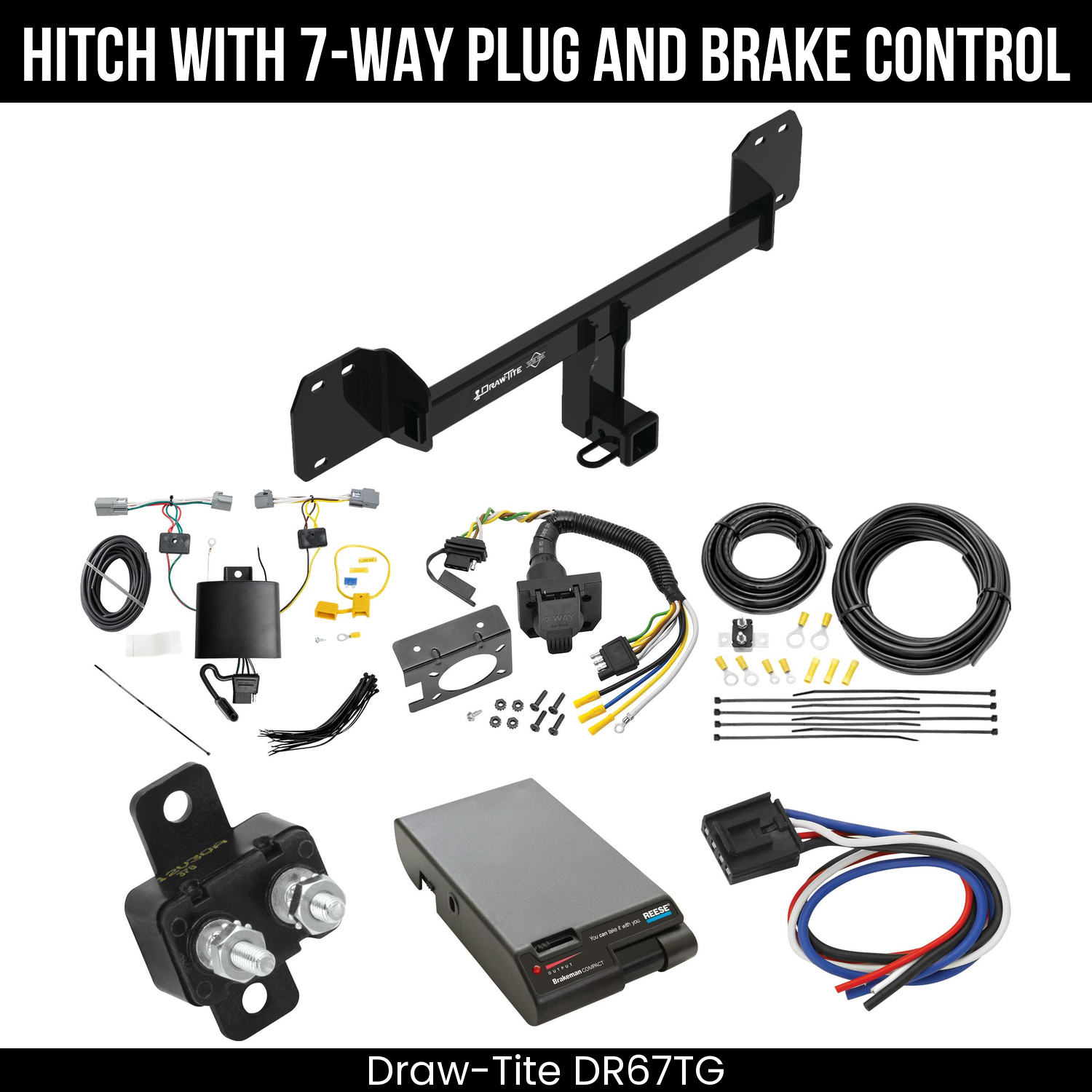 Trailer Hitch , 7-Way , Reese Brakeman Brake Control