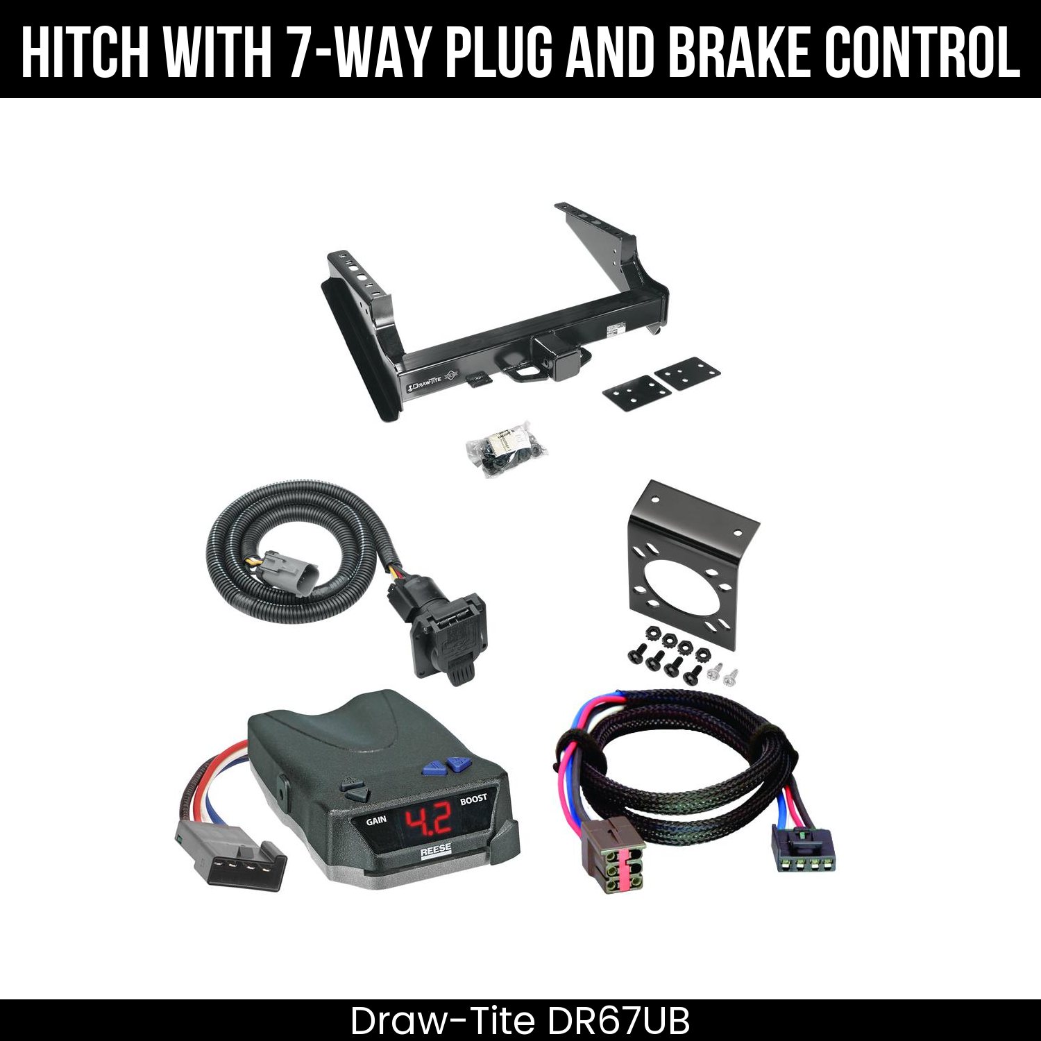 Trailer Hitch , 7-Way , Reese Brake EVN Control