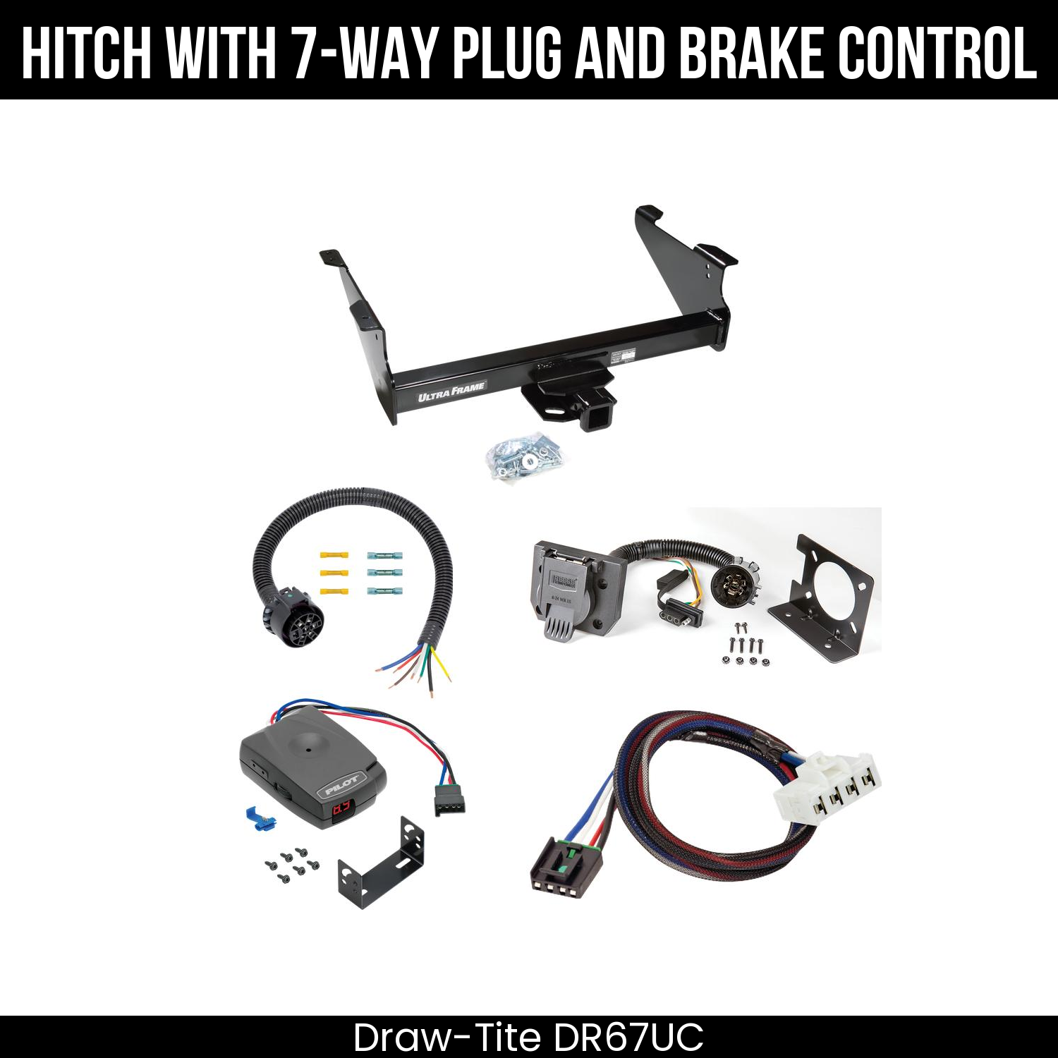 Trailer Hitch , 7-Way , Pro Series Pilot Brake Control