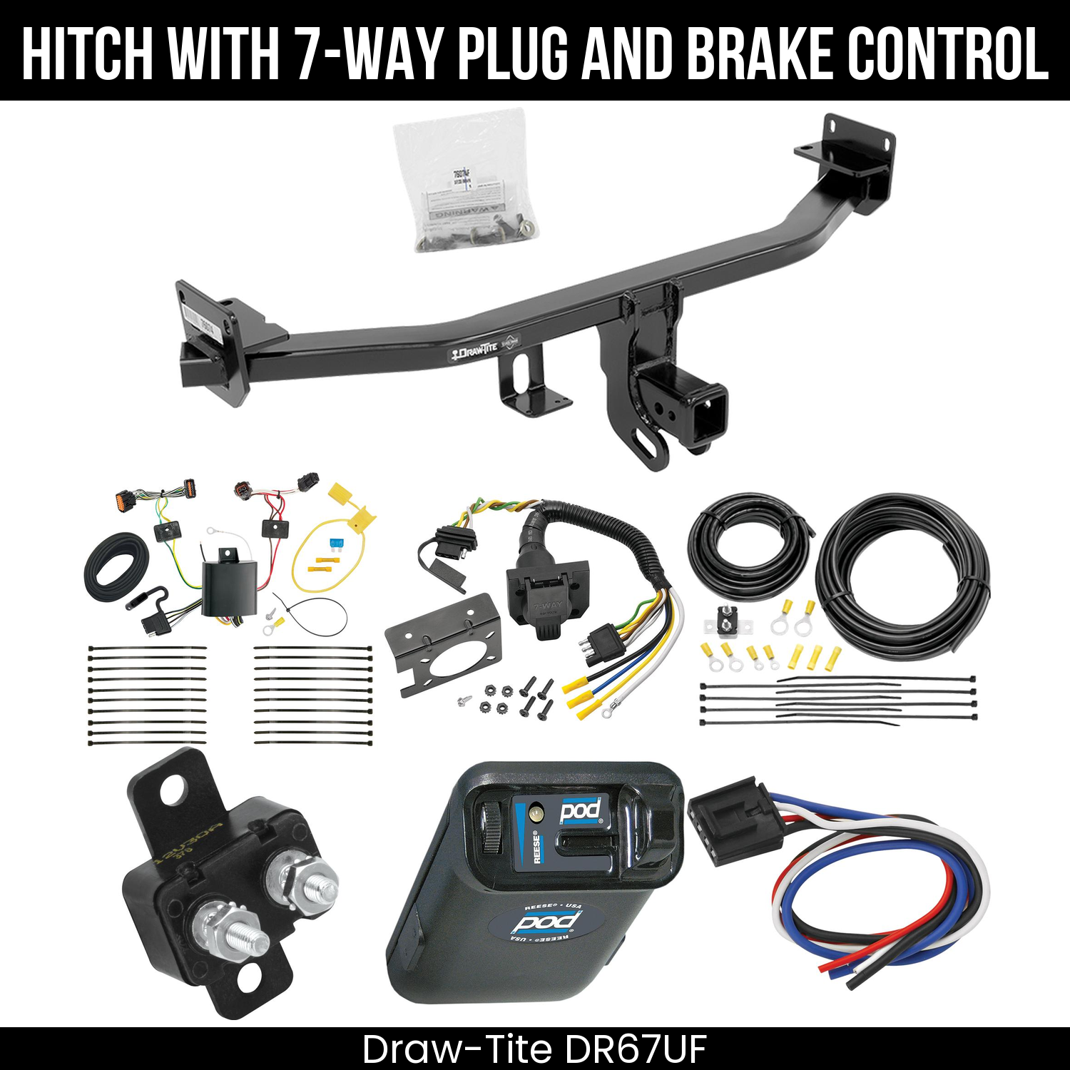 Trailer Hitch , 7-Way , Reese POD Brake Control