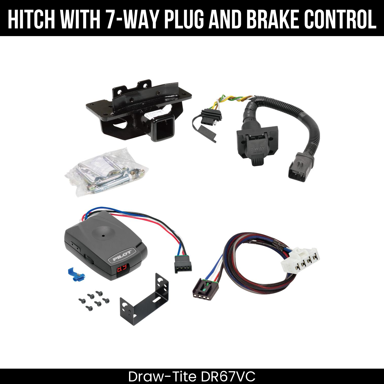 Trailer Hitch , 7-Way , Pro Series Pilot Brake Control
