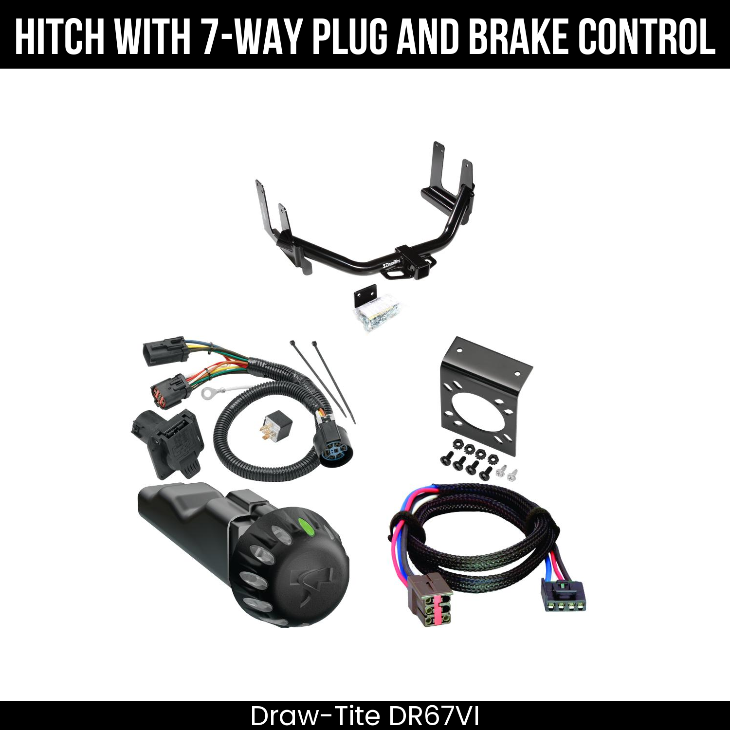 Trailer Hitch , 7-Way , Tekonsha Voyager iD Smart Brake Control