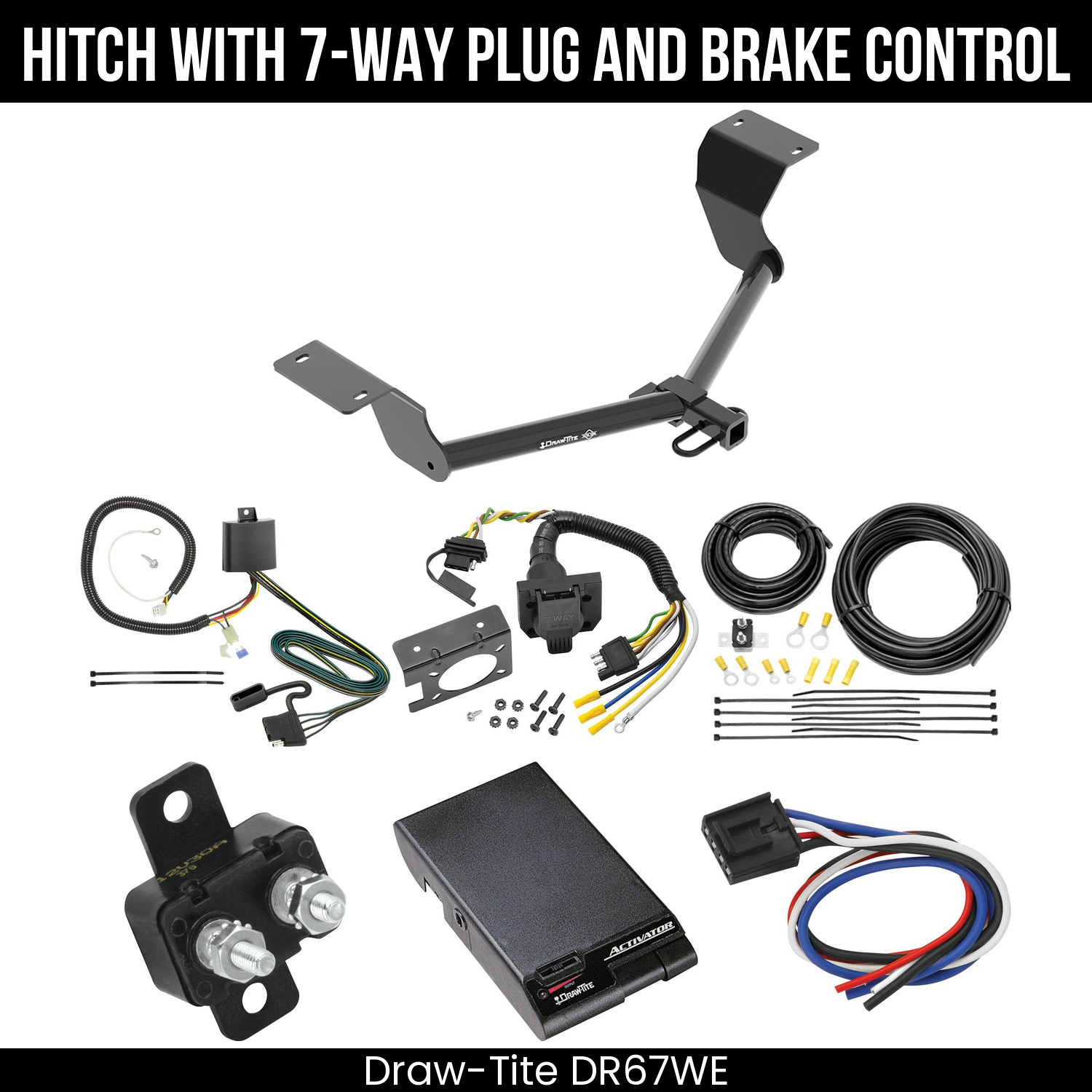 Trailer Hitch , 7-Way , Draw-Tite Activator Brake Control