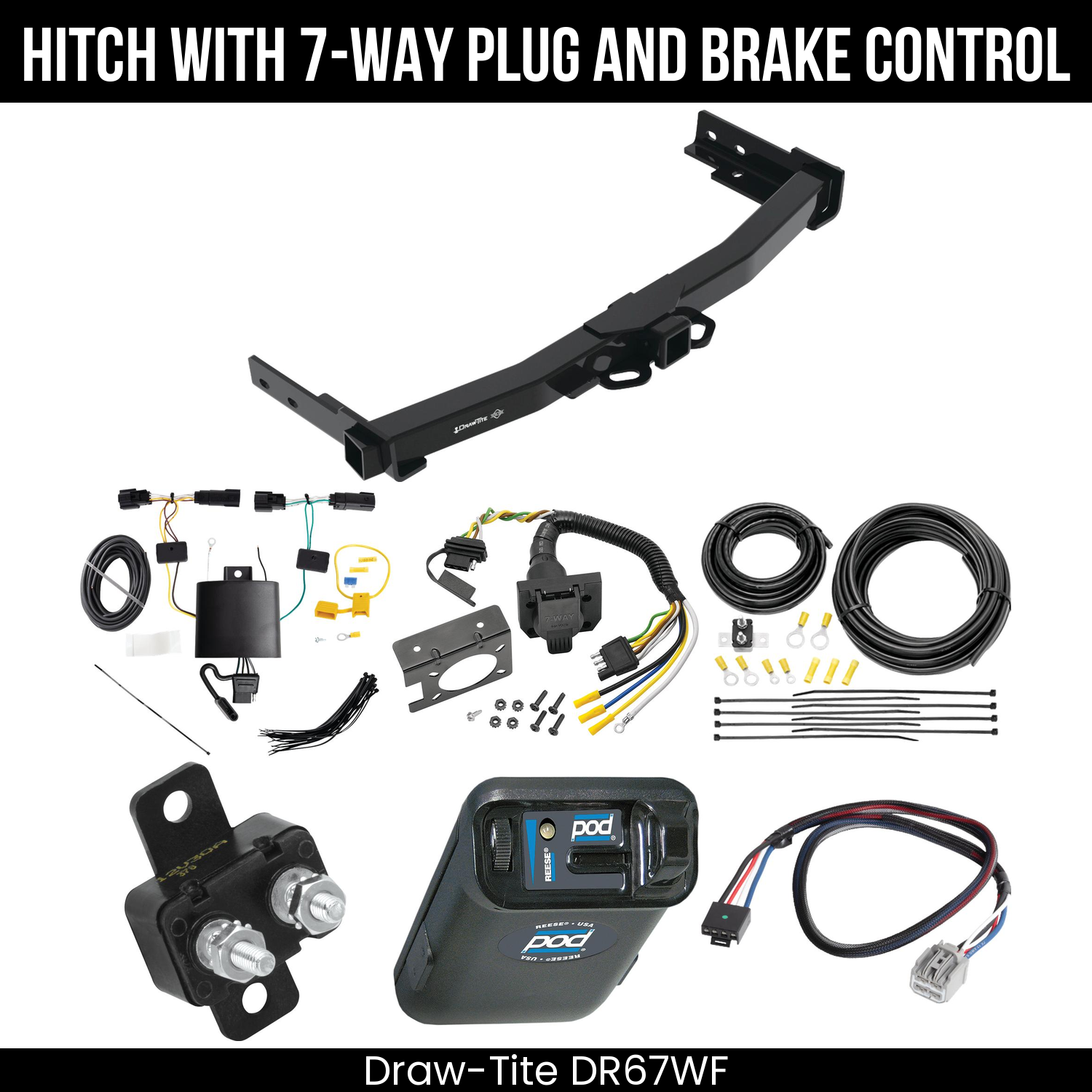 Trailer Hitch , 7-Way , Reese POD Brake Control