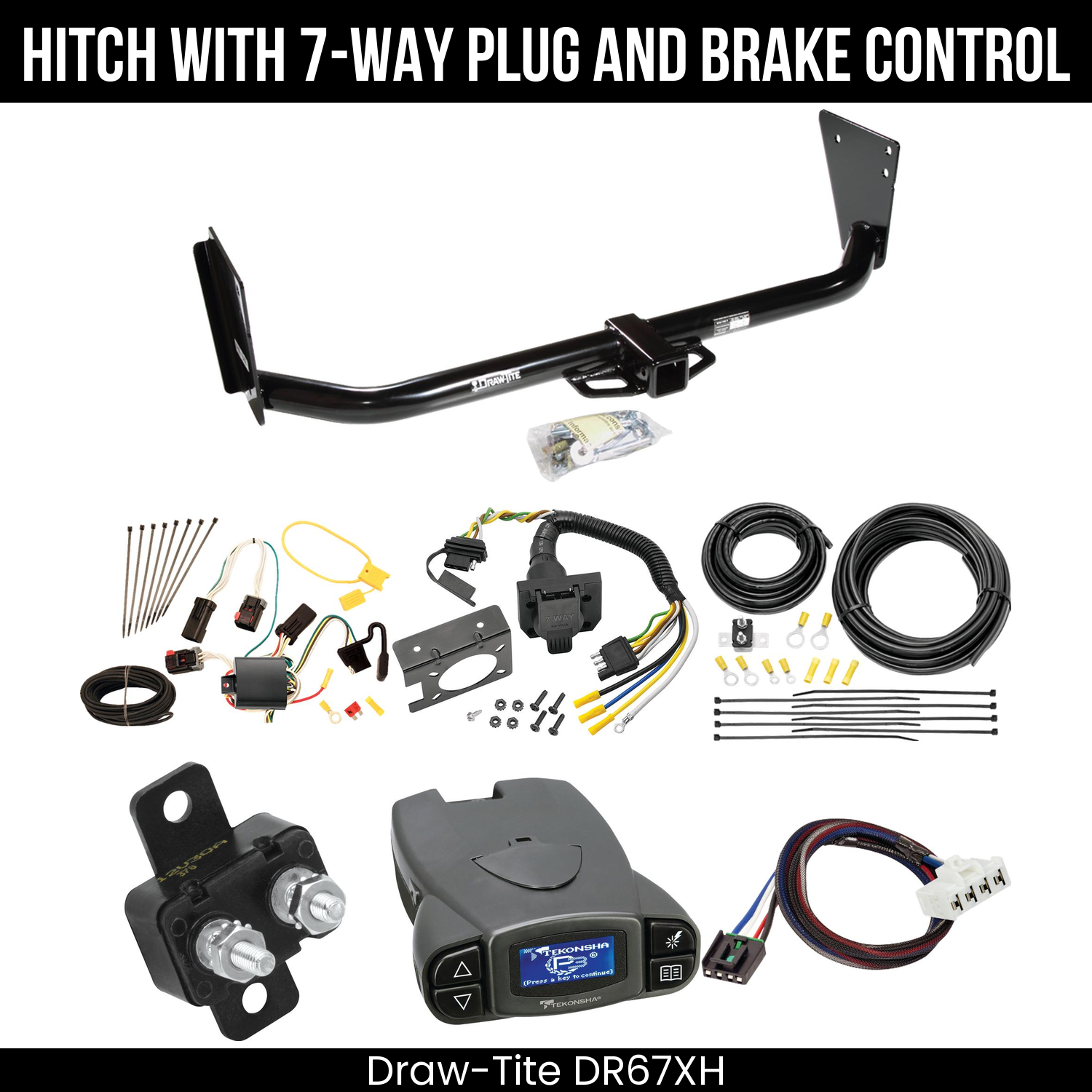 Trailer Hitch , 7-Way , Tekonsha Prodigy P3 Brake Control