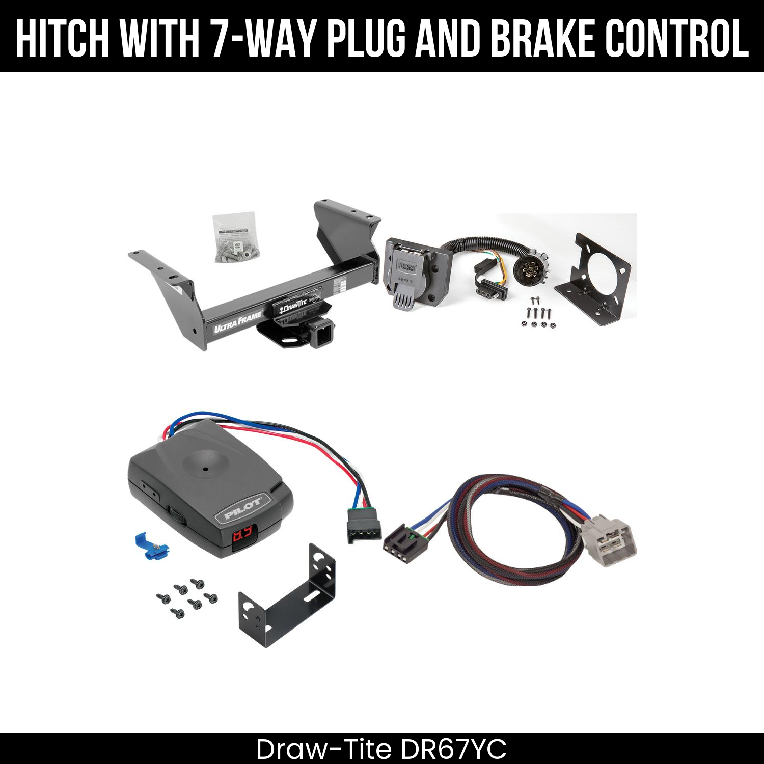 Trailer Hitch , 7-Way , Pro Series Pilot Brake Control