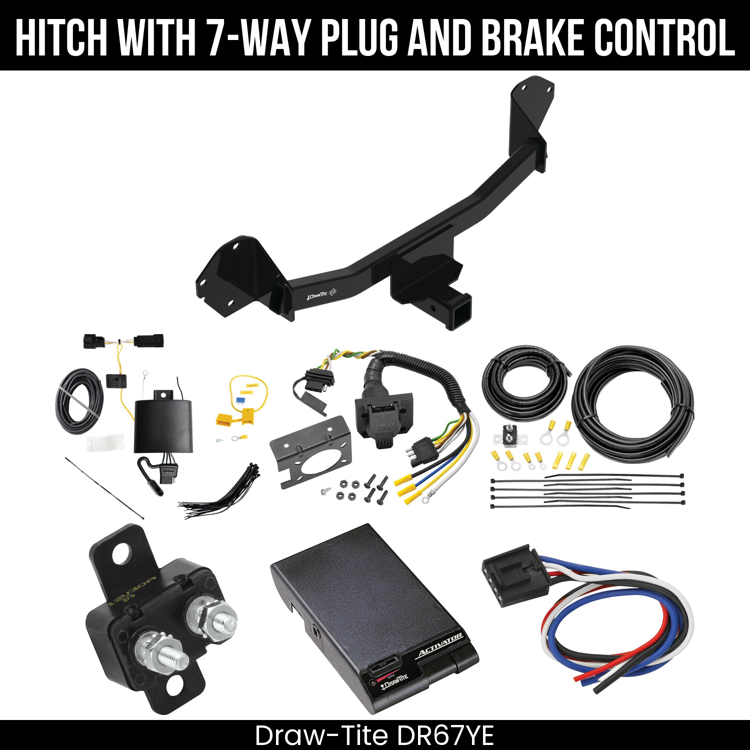 Trailer Hitch , 7-Way , Draw-Tite Activator Brake Control