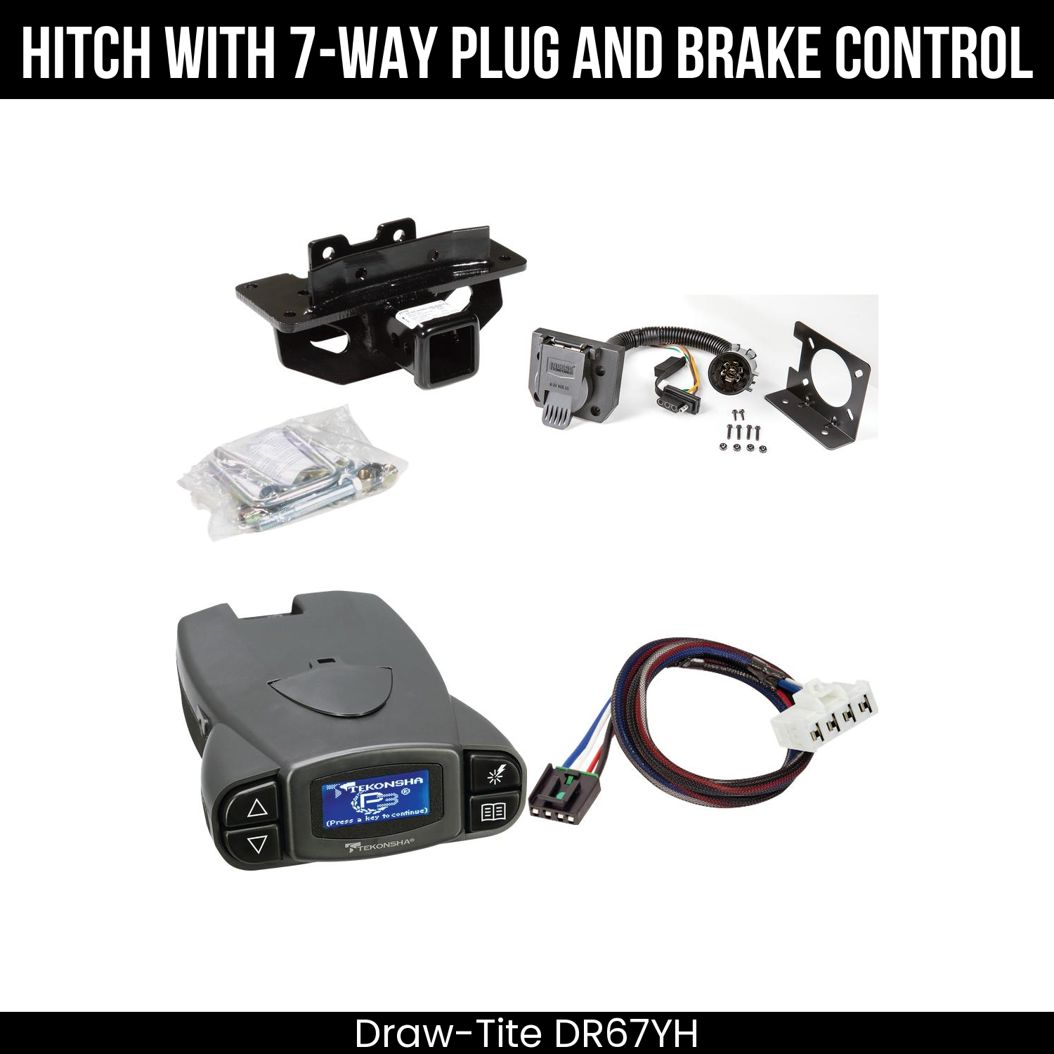 Trailer Hitch , 7-Way , Tekonsha Prodigy P3 Brake Control