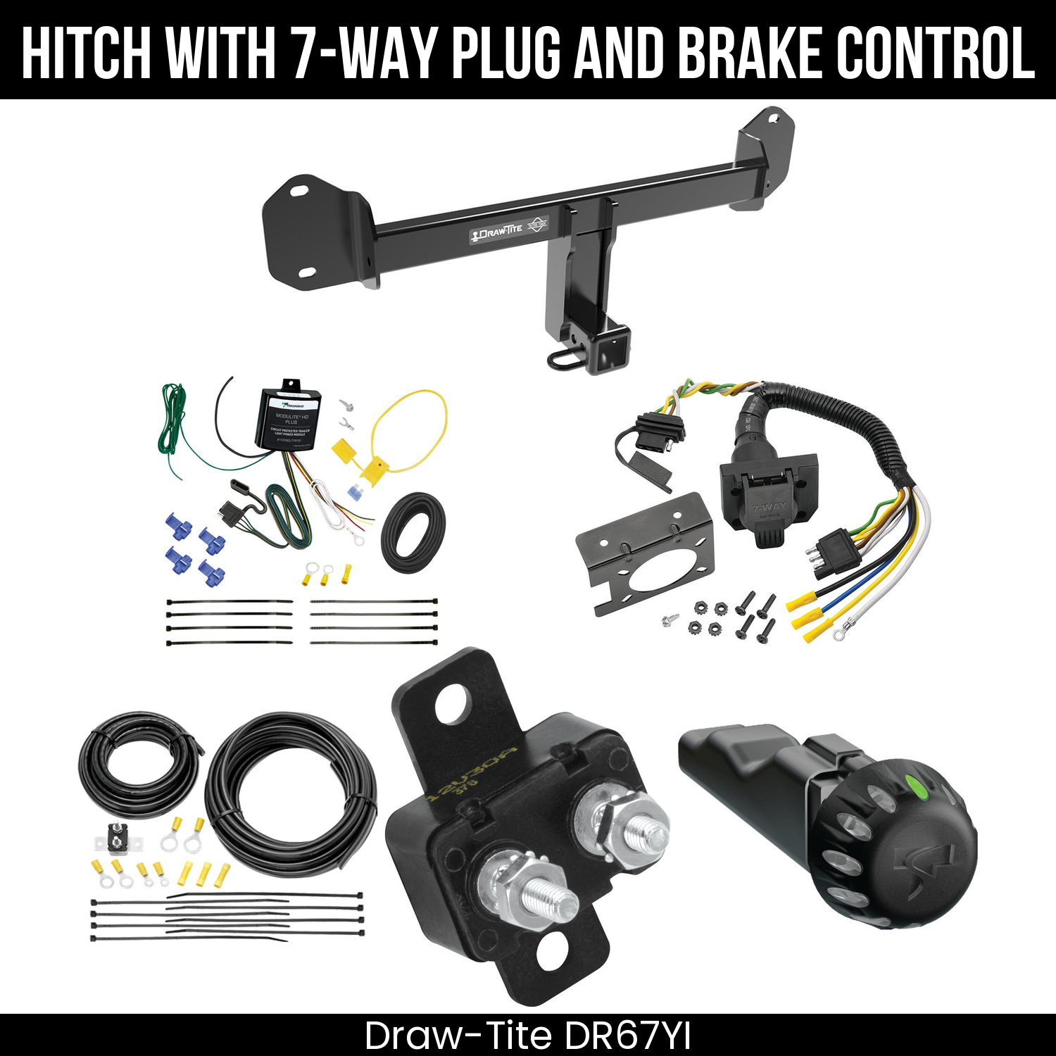 Trailer Hitch , 7-Way , Tekonsha Voyager iD Smart Brake Control
