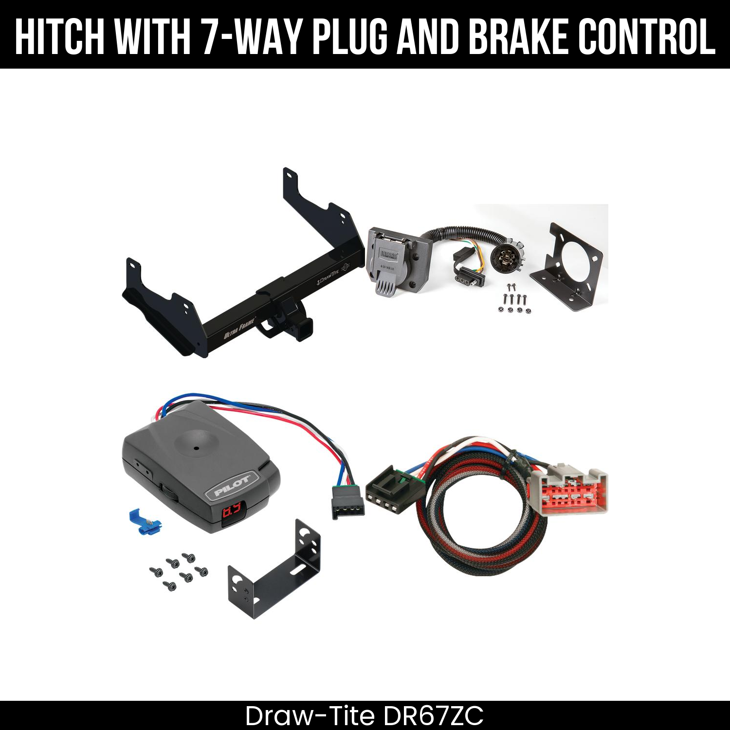 Trailer Hitch , 7-Way , Pro Series Pilot Brake Control
