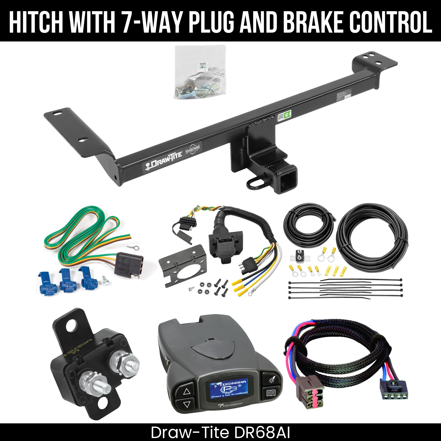 Trailer Hitch , 7-Way , Tekonsha Prodigy P3 Brake Control