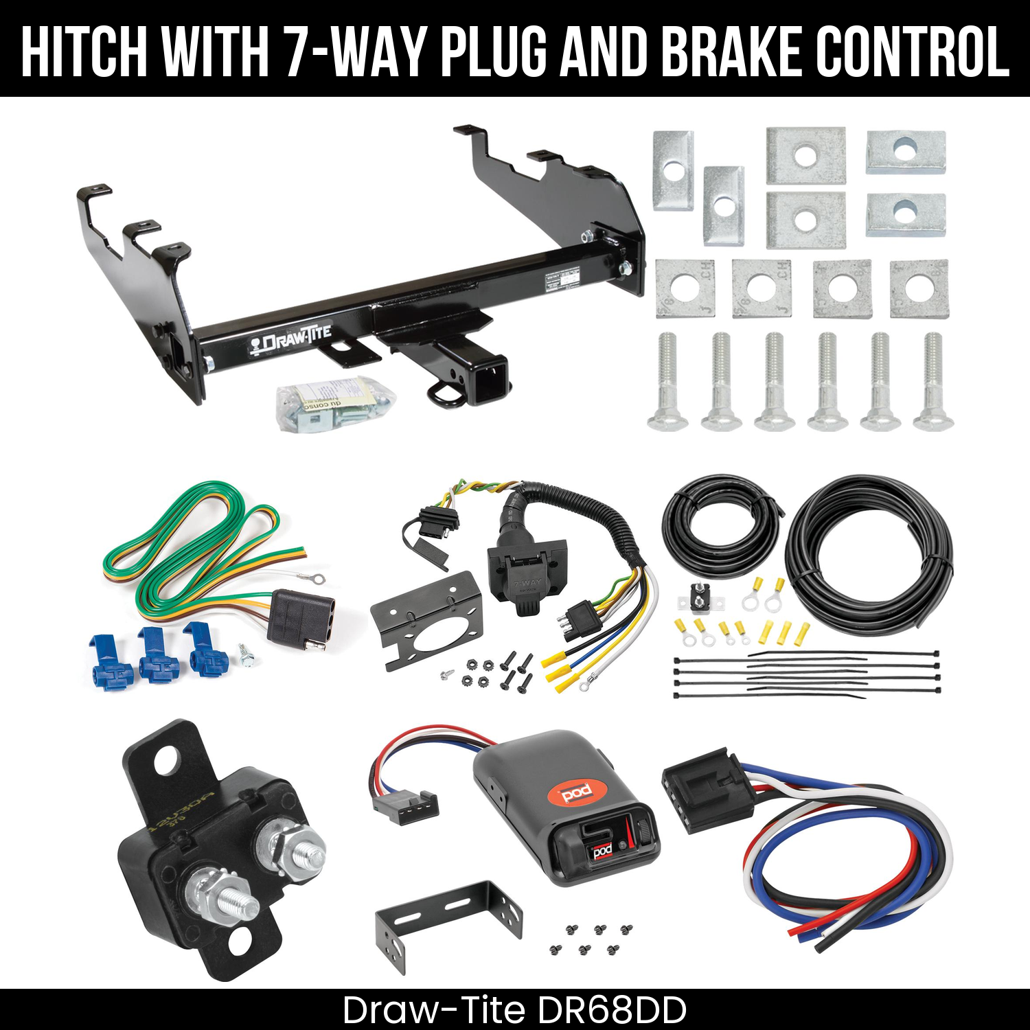 Trailer Hitch , 7-Way , Pro Series POD Brake Control