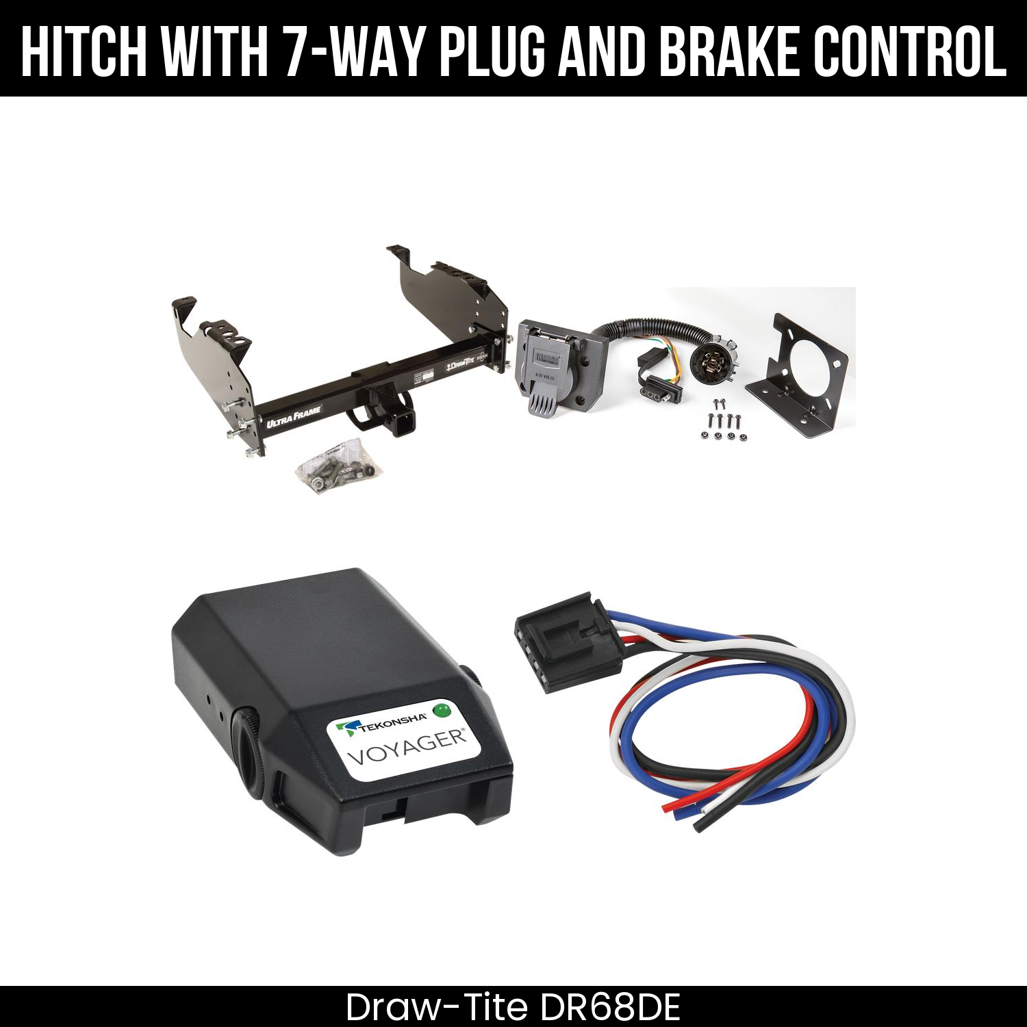 Trailer Hitch , 7-Way , Tekonsha Voyager Brake Control