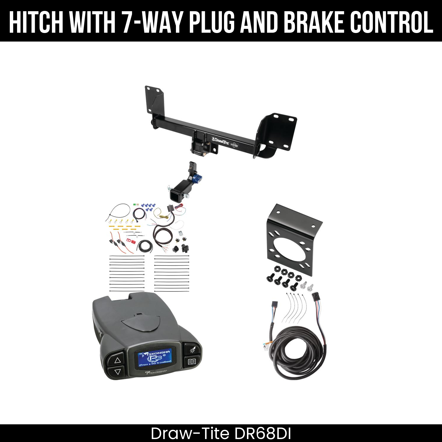 Trailer Hitch , 7-Way , Tekonsha Prodigy P3 Brake Control