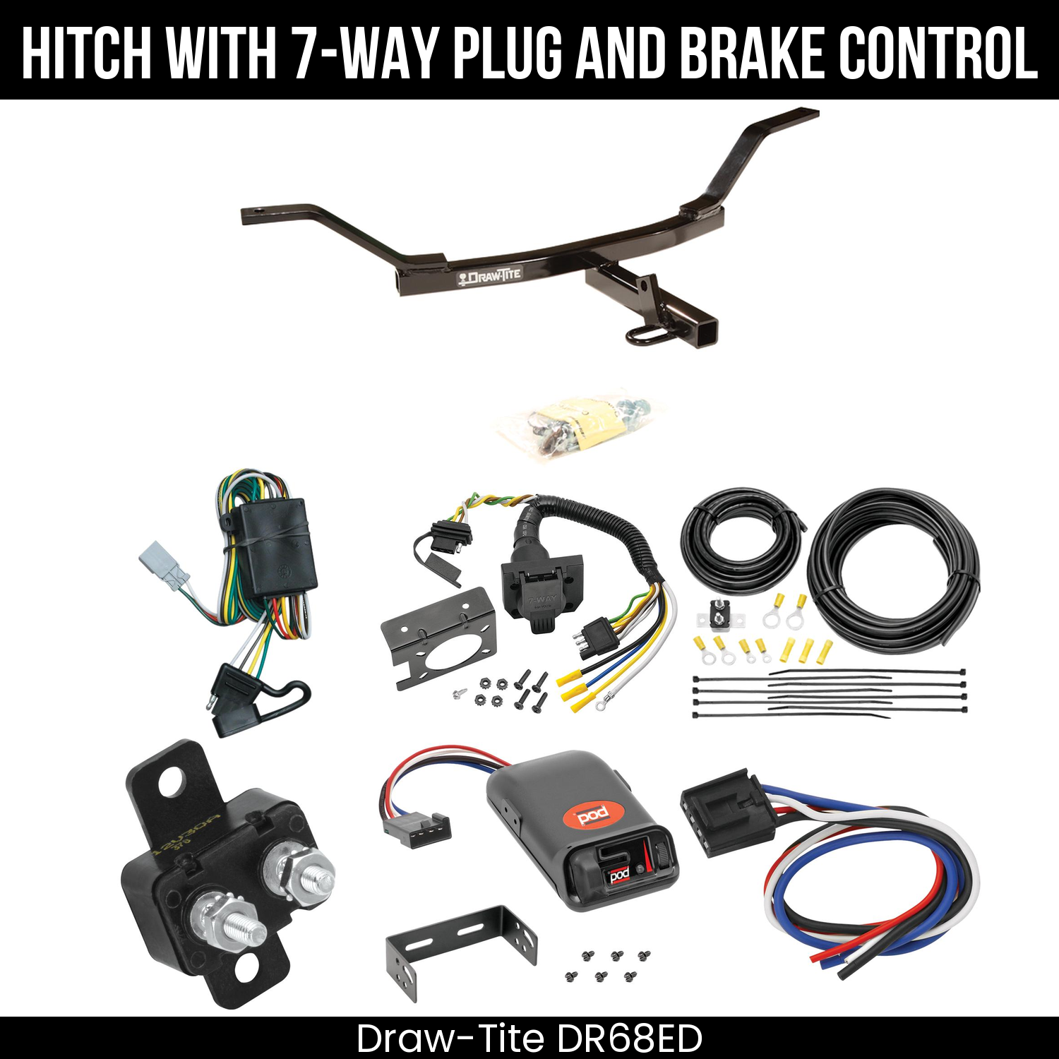 Trailer Hitch , 7-Way , Pro Series POD Brake Control