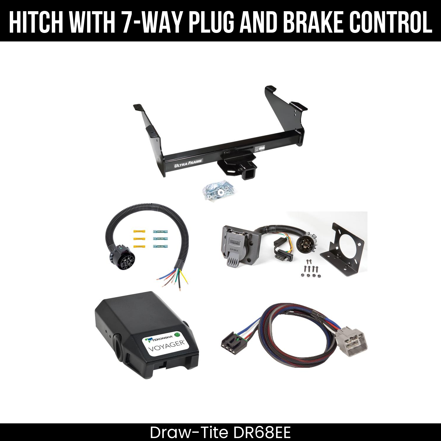 Trailer Hitch , 7-Way , Tekonsha Voyager Brake Control