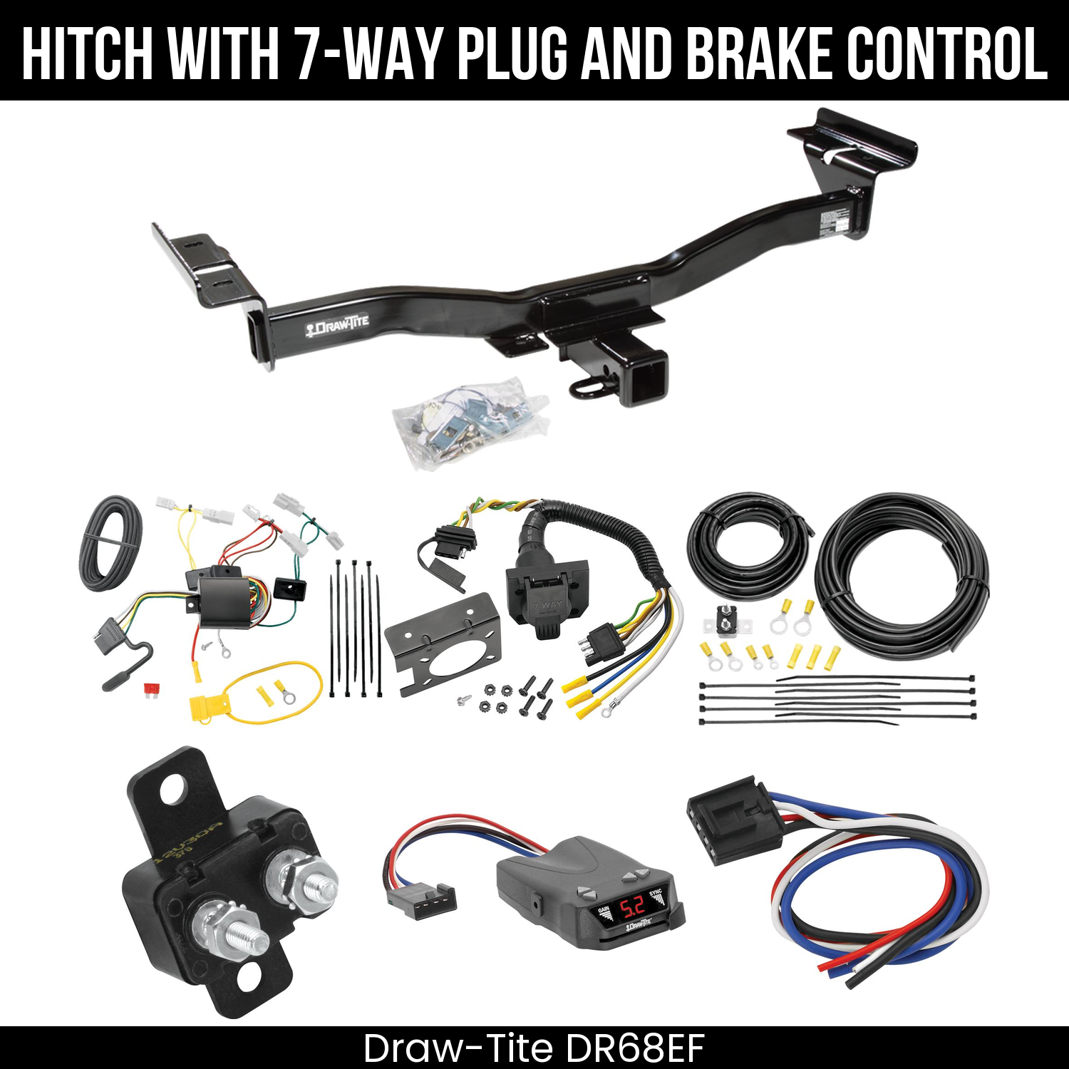 Trailer Hitch , 7-Way , Draw-Tite Activator IV Brake Control