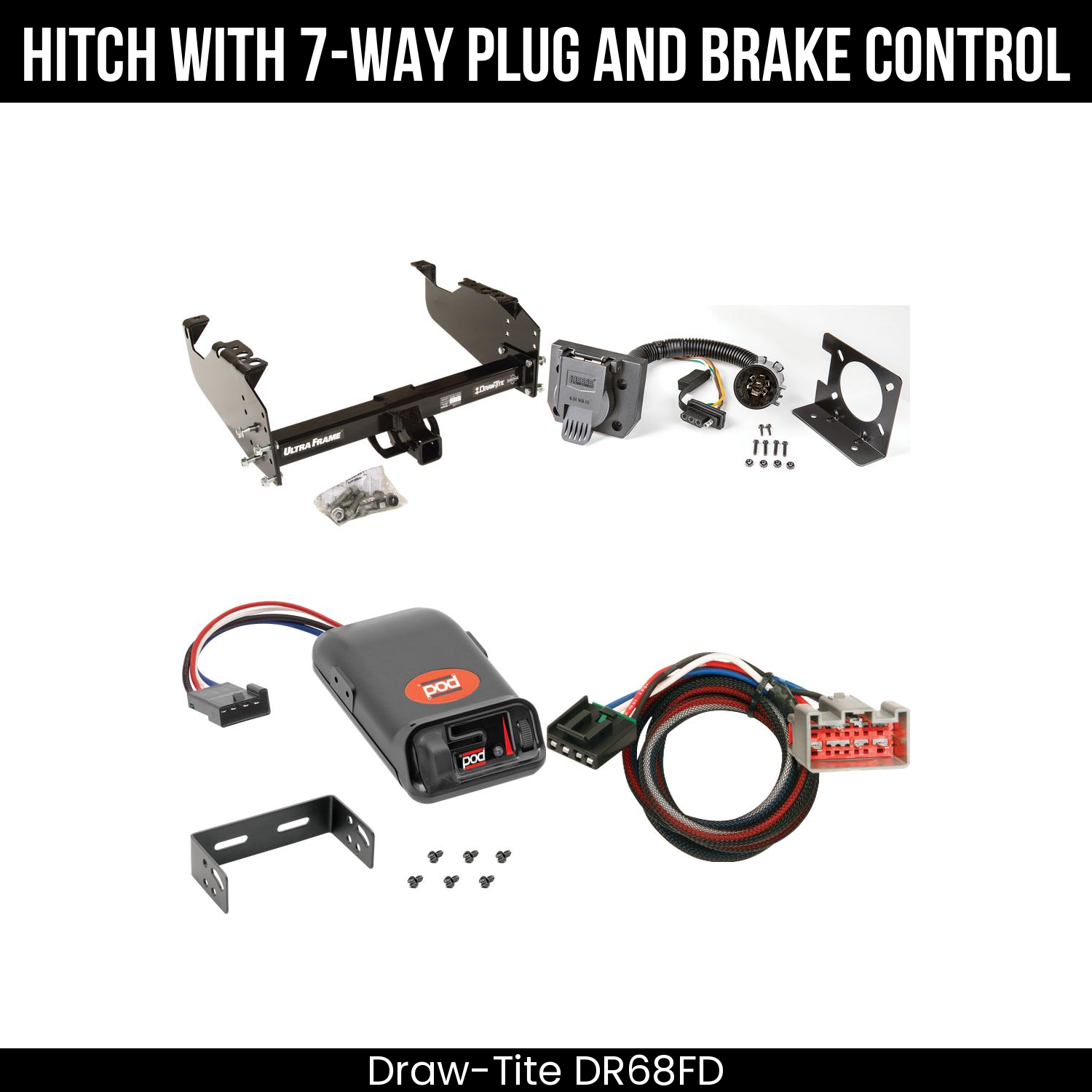 Trailer Hitch , 7-Way , Pro Series POD Brake Control