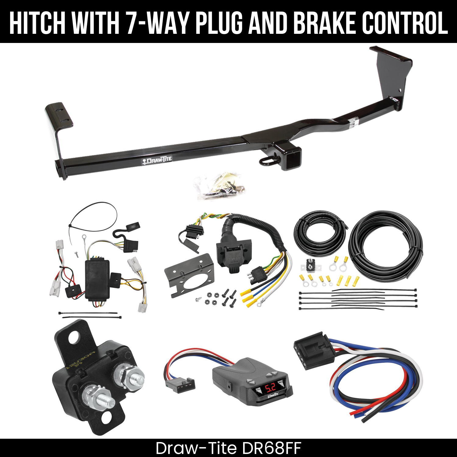 Trailer Hitch , 7-Way , Draw-Tite Activator IV Brake Control