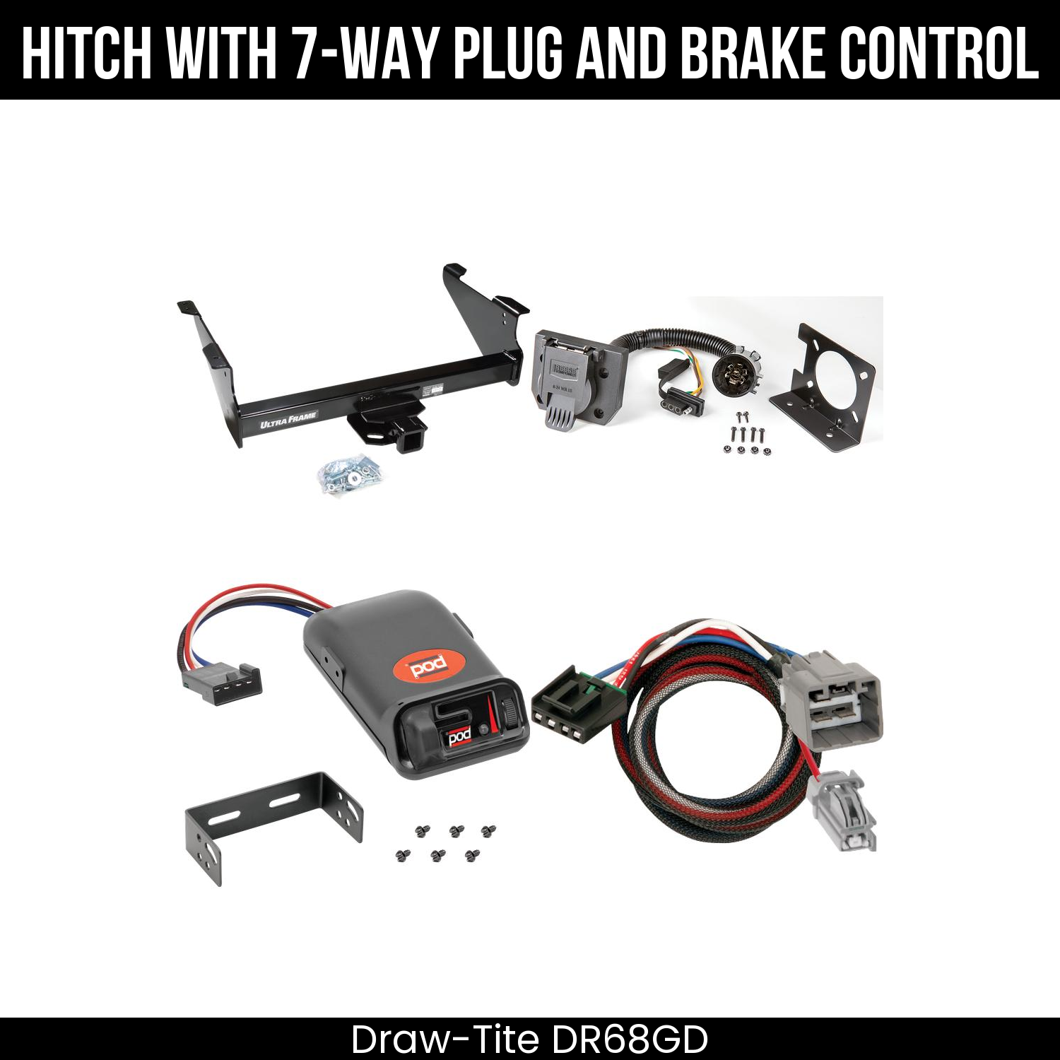 Trailer Hitch , 7-Way , Pro Series POD Brake Control