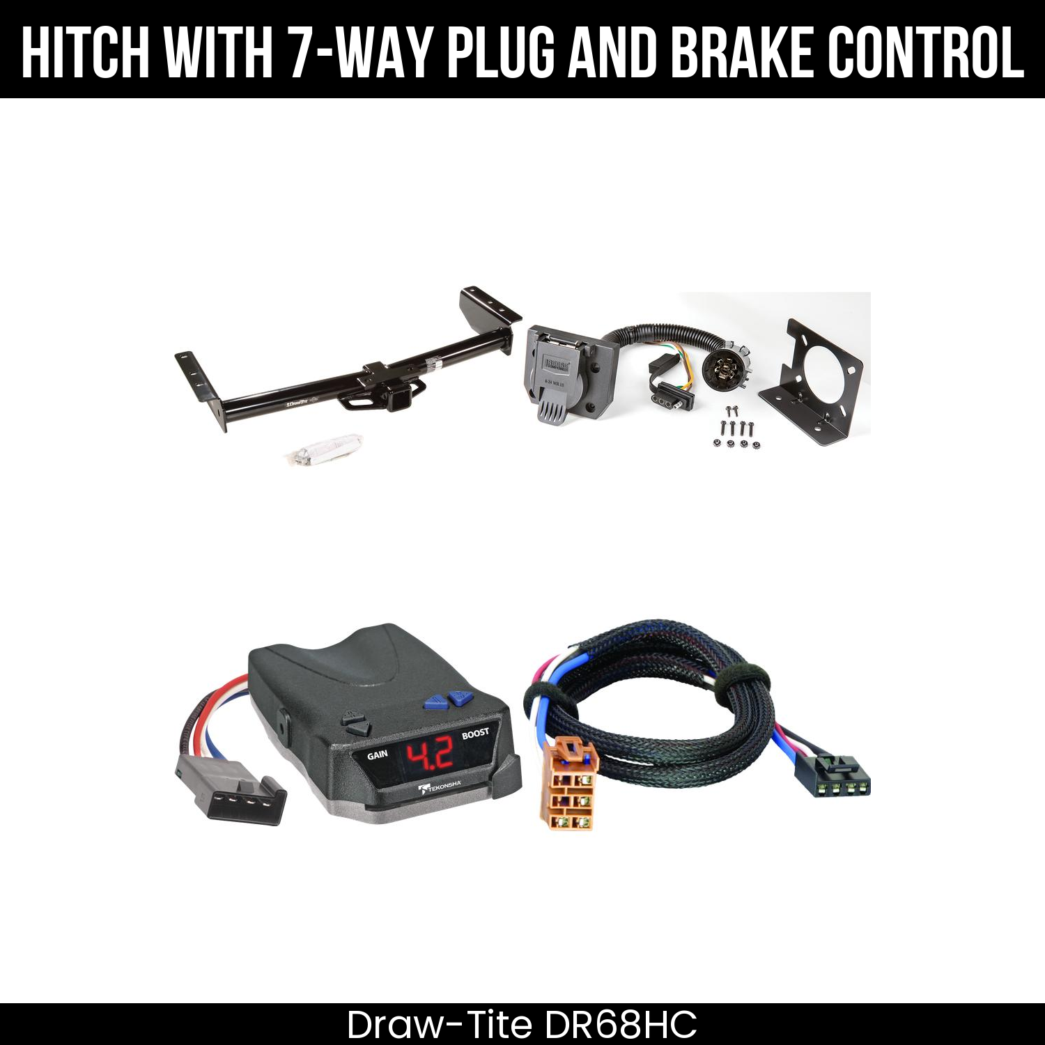Trailer Hitch , 7-Way , Tekonsha Brake EVN Control