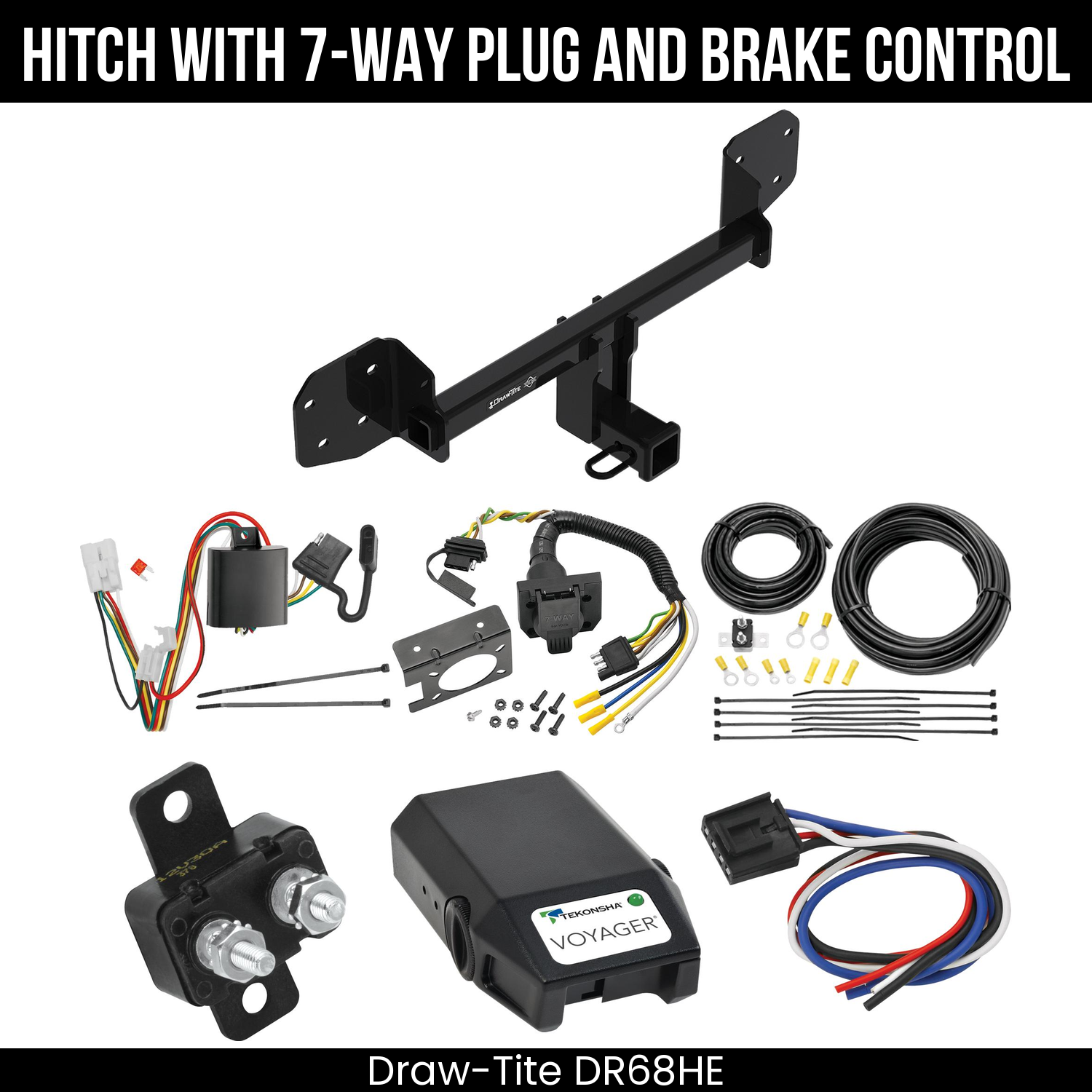 Trailer Hitch , 7-Way , Tekonsha Voyager Brake Control