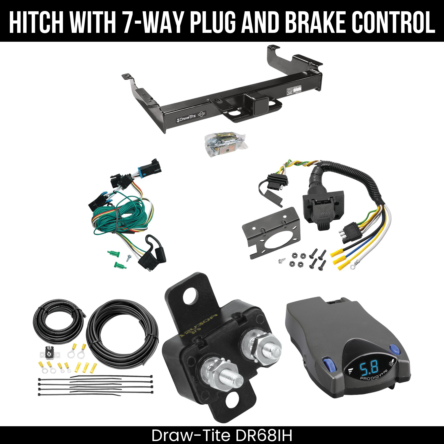 Trailer Hitch , 7-Way , Tekonsha Prodigy P2 Brake Control