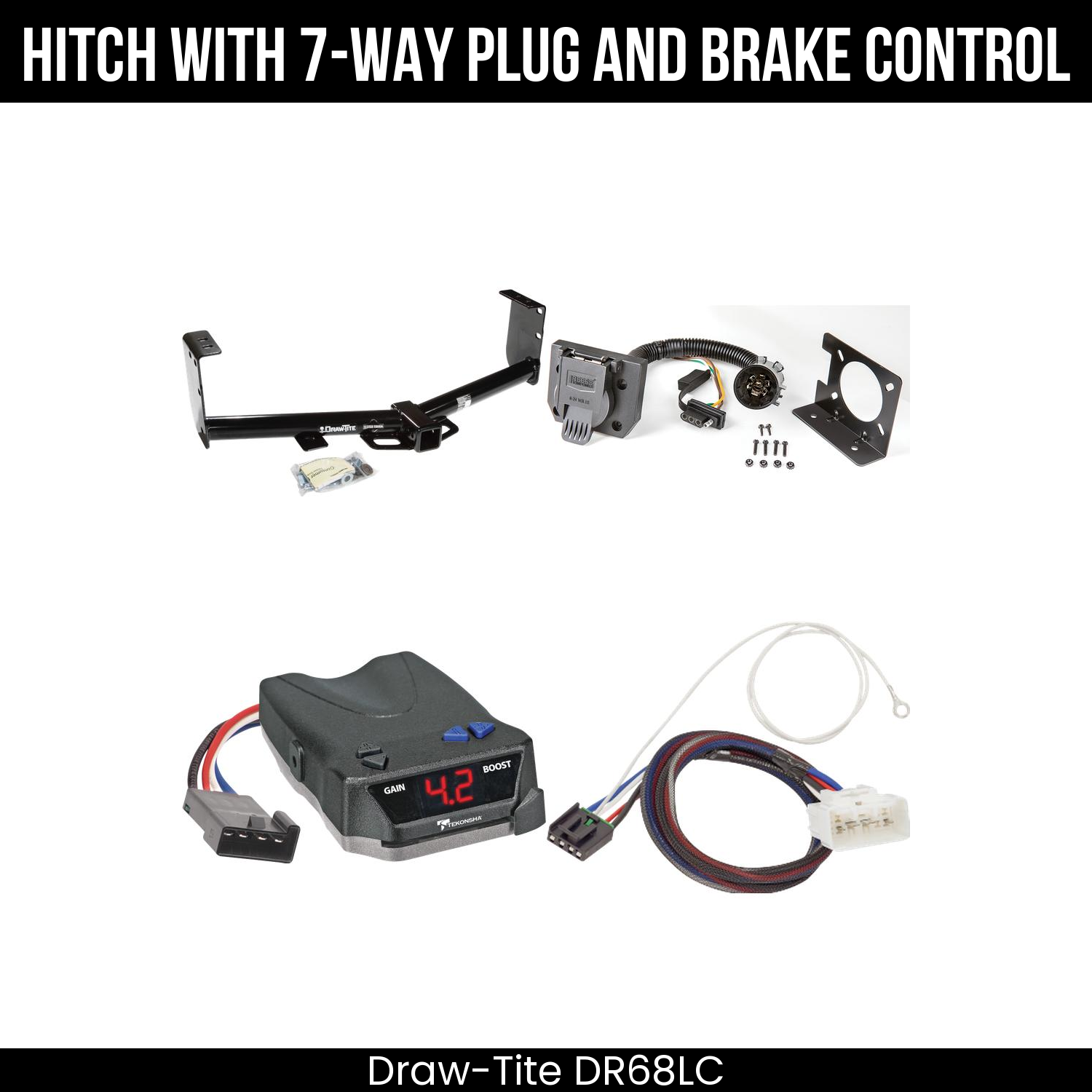 Trailer Hitch , 7-Way , Tekonsha Brake EVN Control