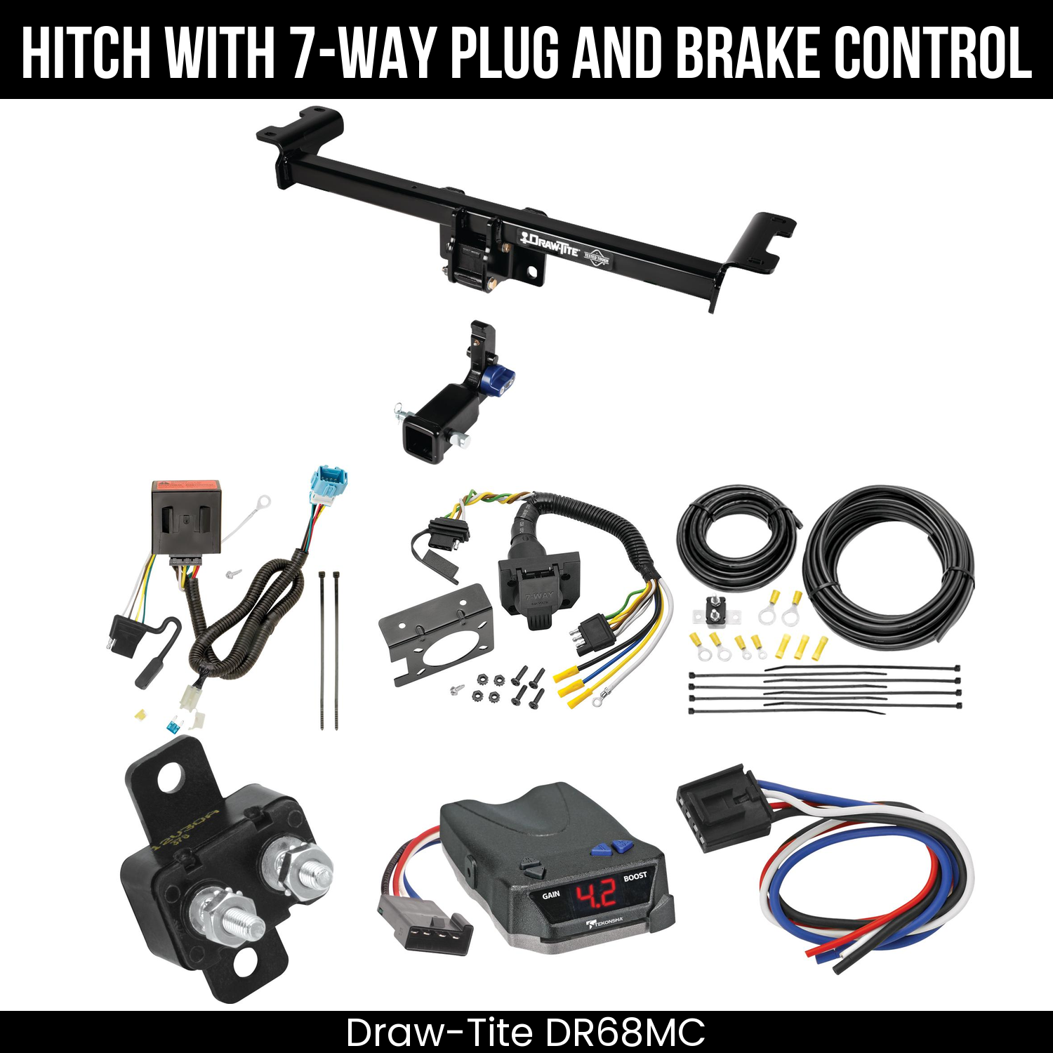 Trailer Hitch , 7-Way , Tekonsha Brake EVN Control
