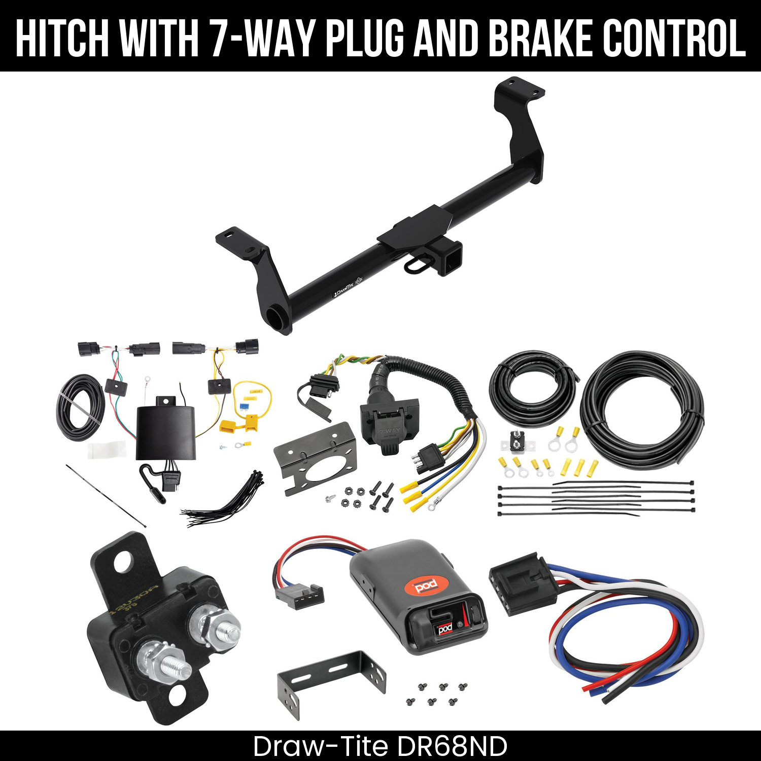 Trailer Hitch , 7-Way , Pro Series POD Brake Control