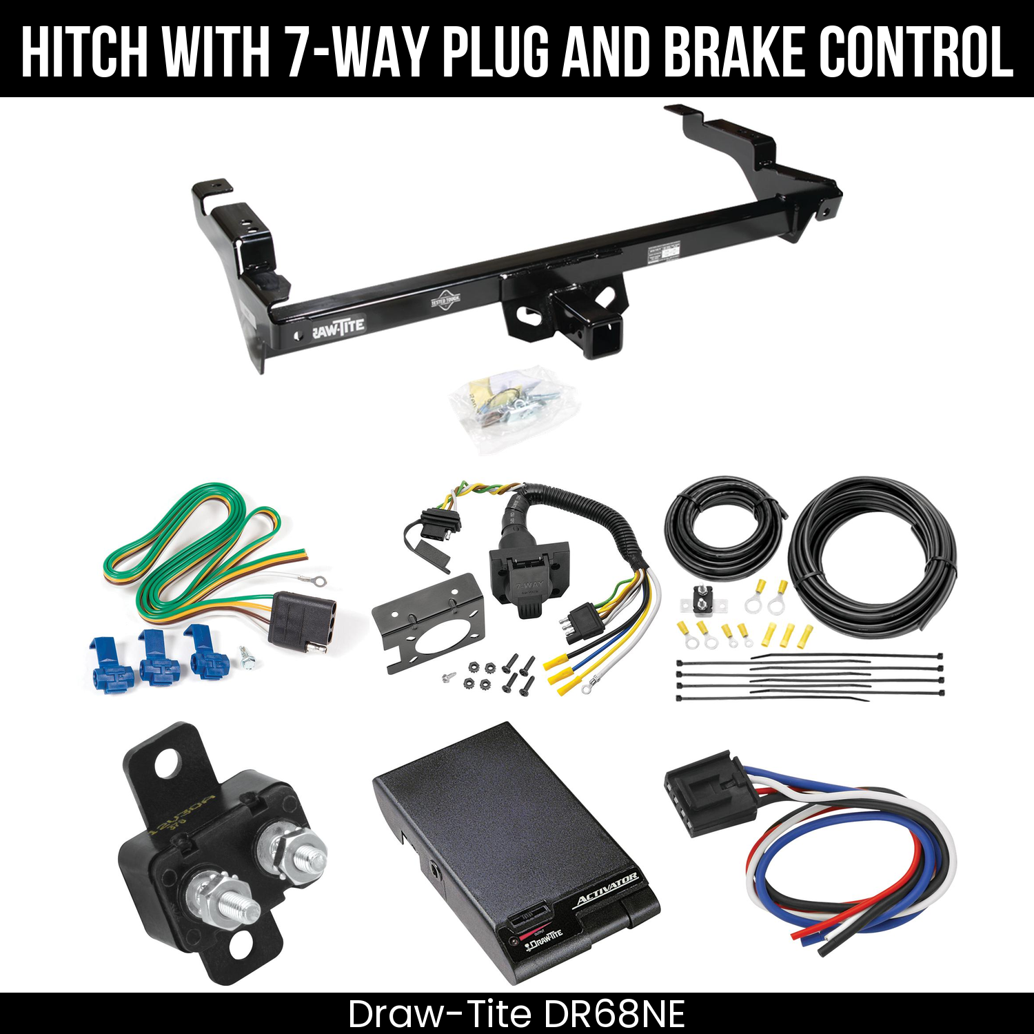 Trailer Hitch , 7-Way , Draw-Tite Activator Brake Control