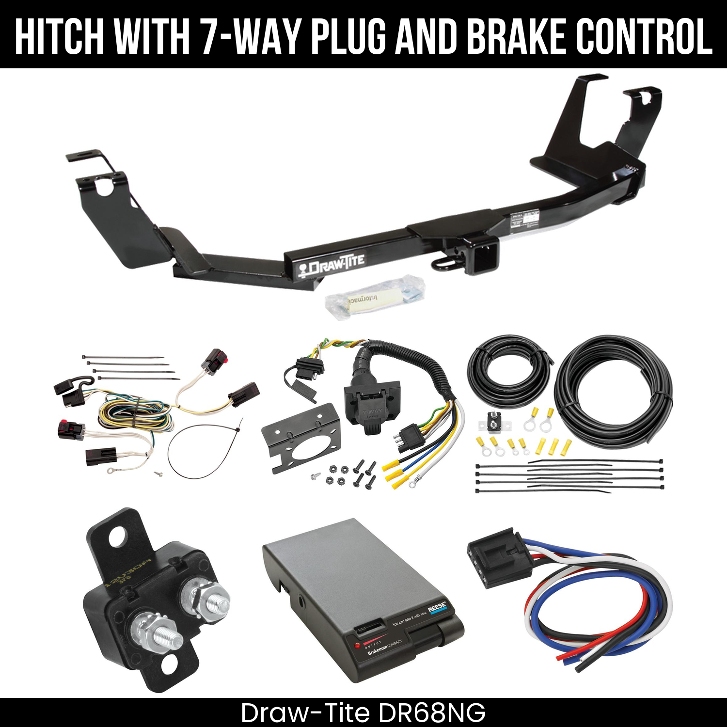 Trailer Hitch , 7-Way , Reese Brakeman Brake Control