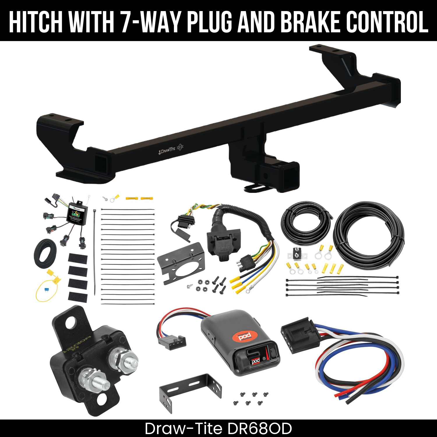 Trailer Hitch , 7-Way , Pro Series POD Brake Control
