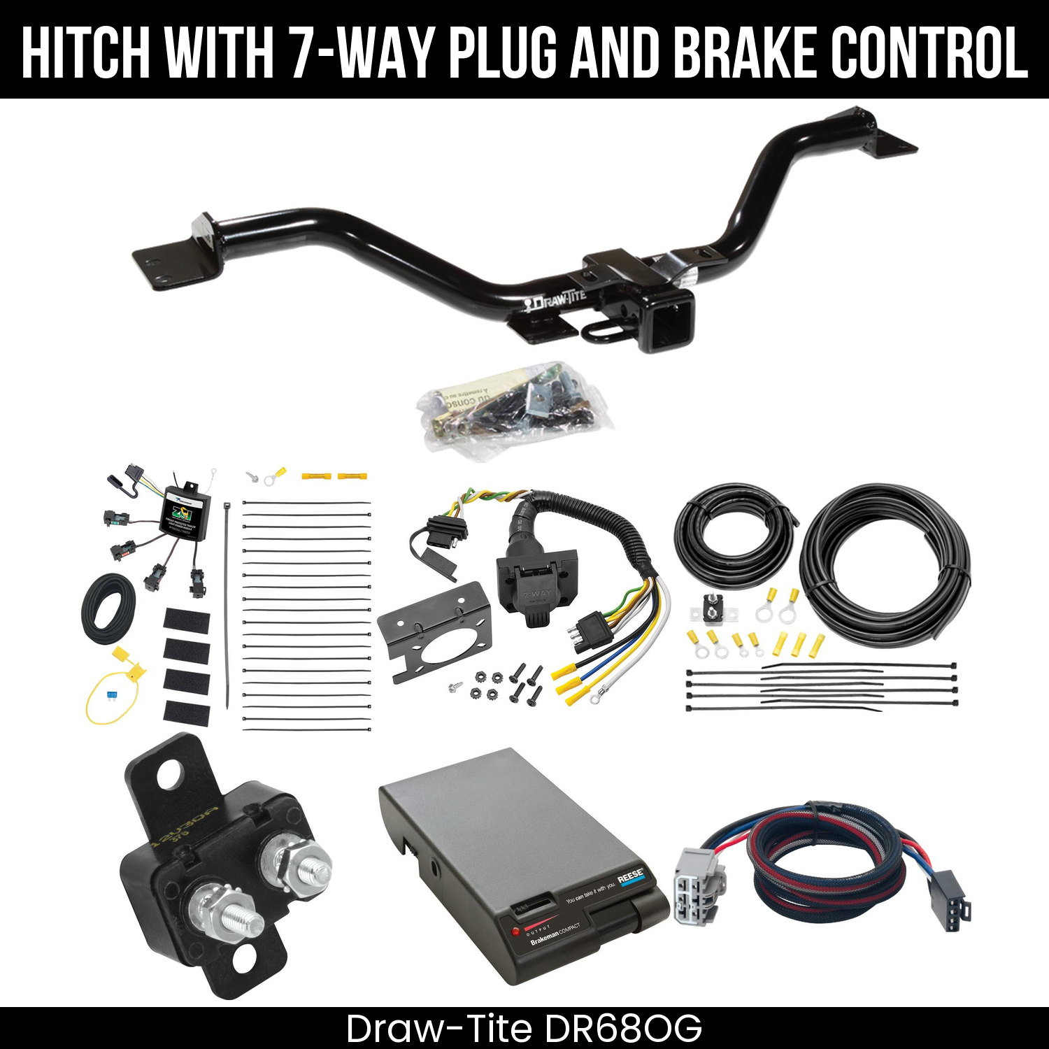 Trailer Hitch , 7-Way , Reese Brakeman Brake Control