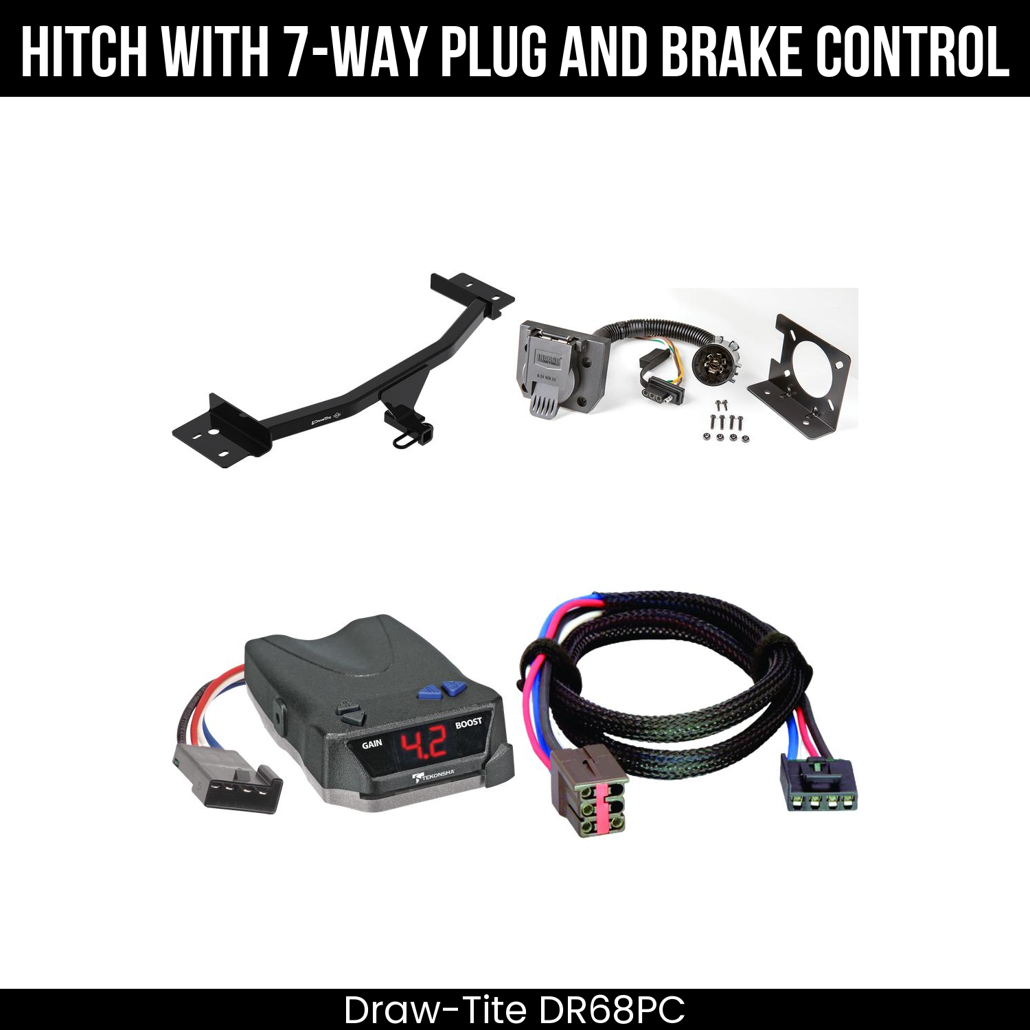 Trailer Hitch , 7-Way , Tekonsha Brake EVN Control