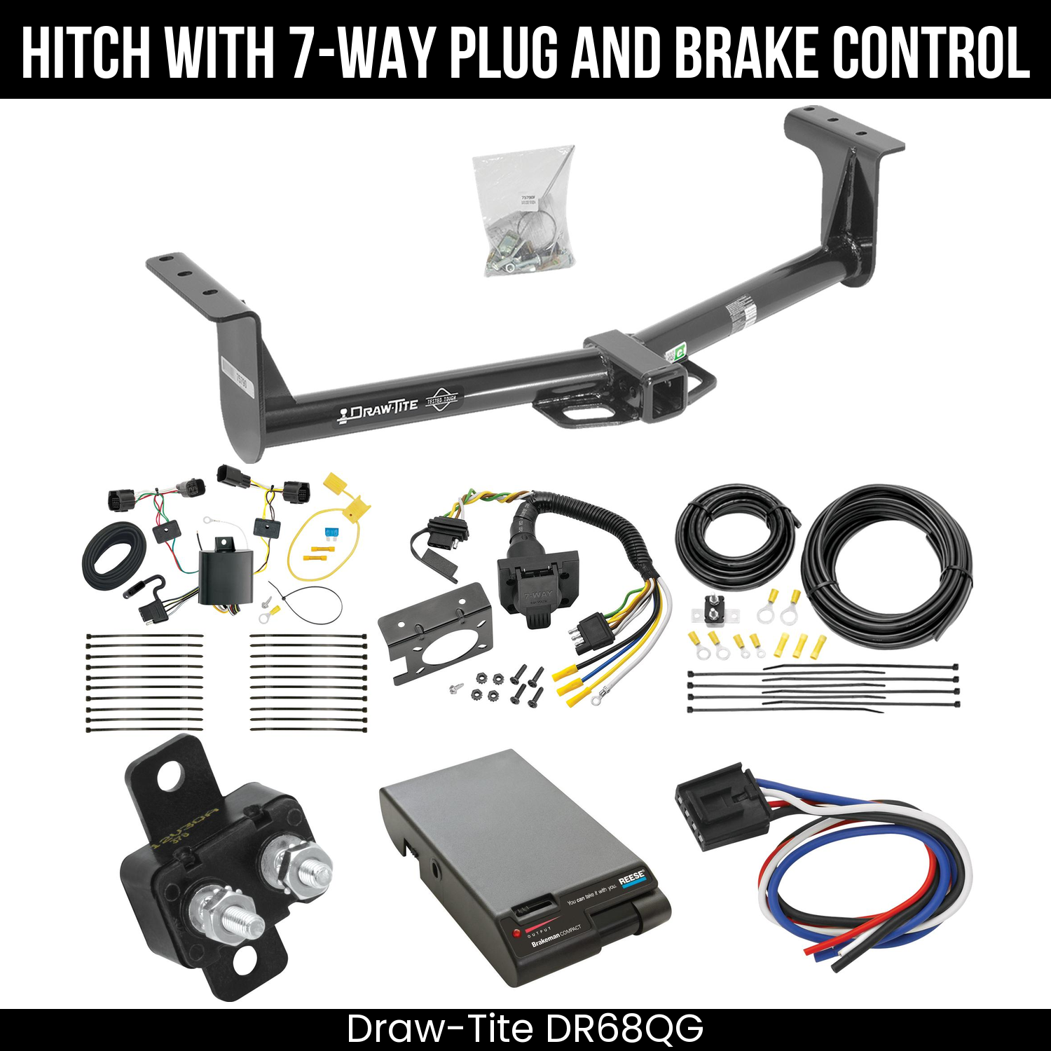 Trailer Hitch , 7-Way , Reese Brakeman Brake Control