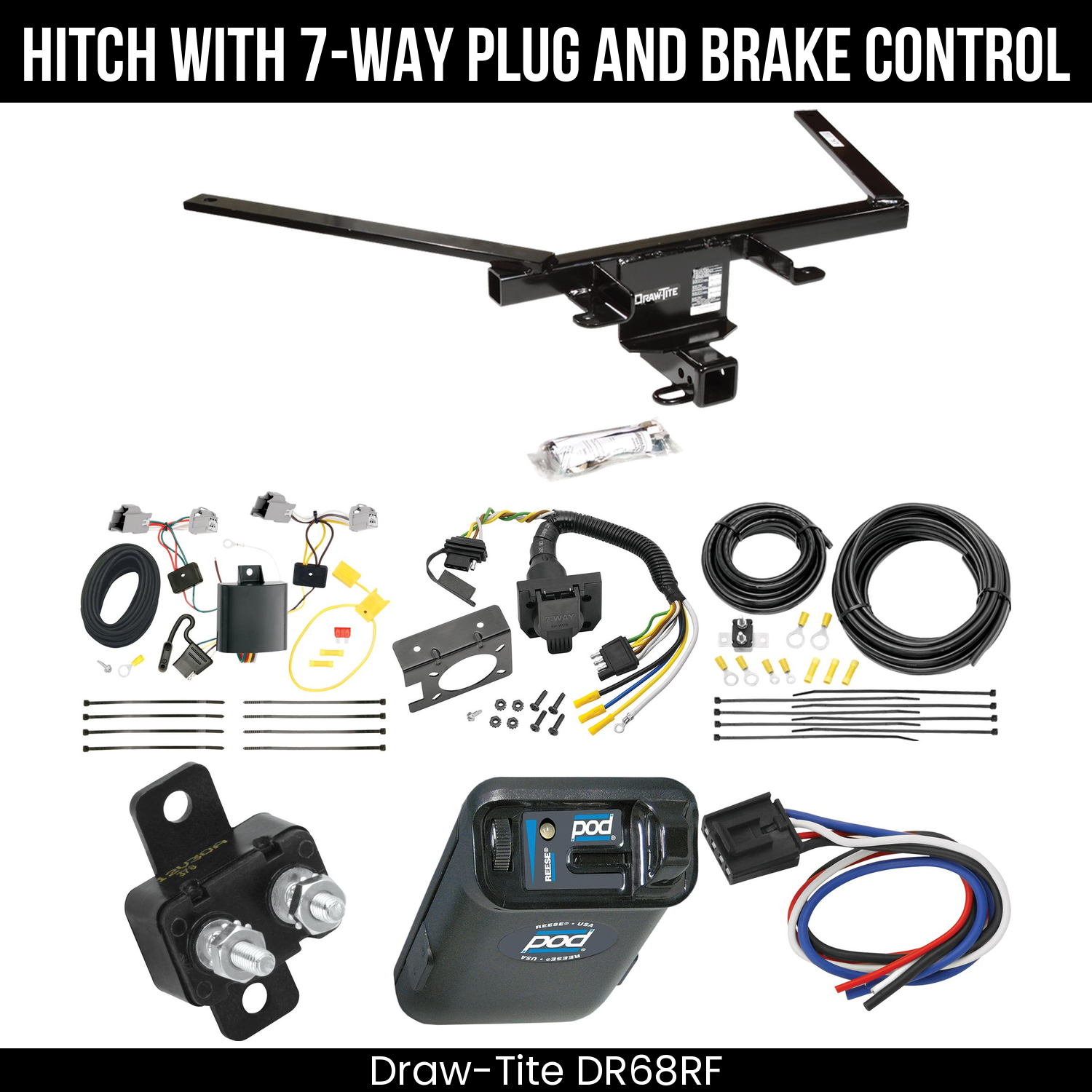 Trailer Hitch , 7-Way , Reese POD Brake Control