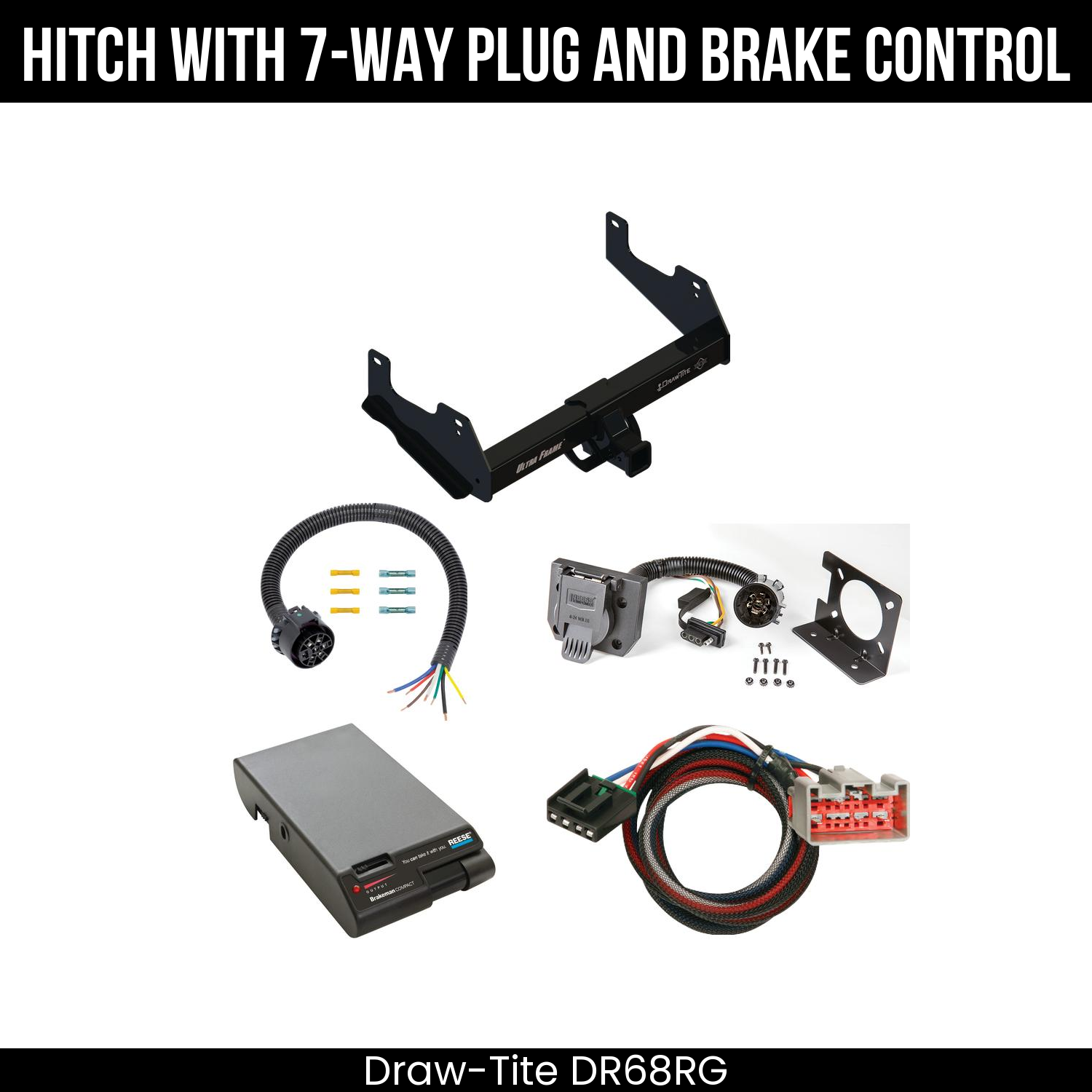 Trailer Hitch , 7-Way , Reese Brakeman Brake Control