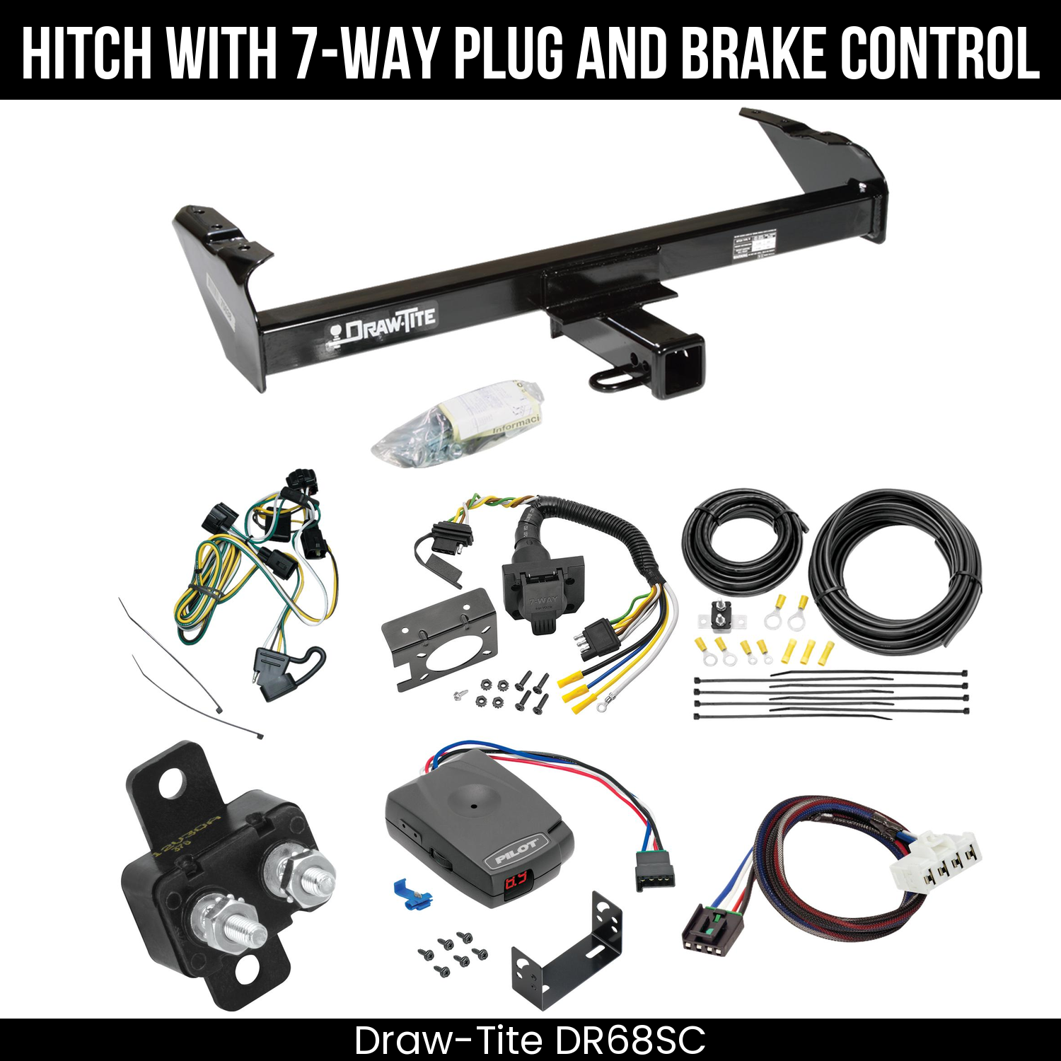 Trailer Hitch , 7-Way , Pro Series Pilot Brake Control