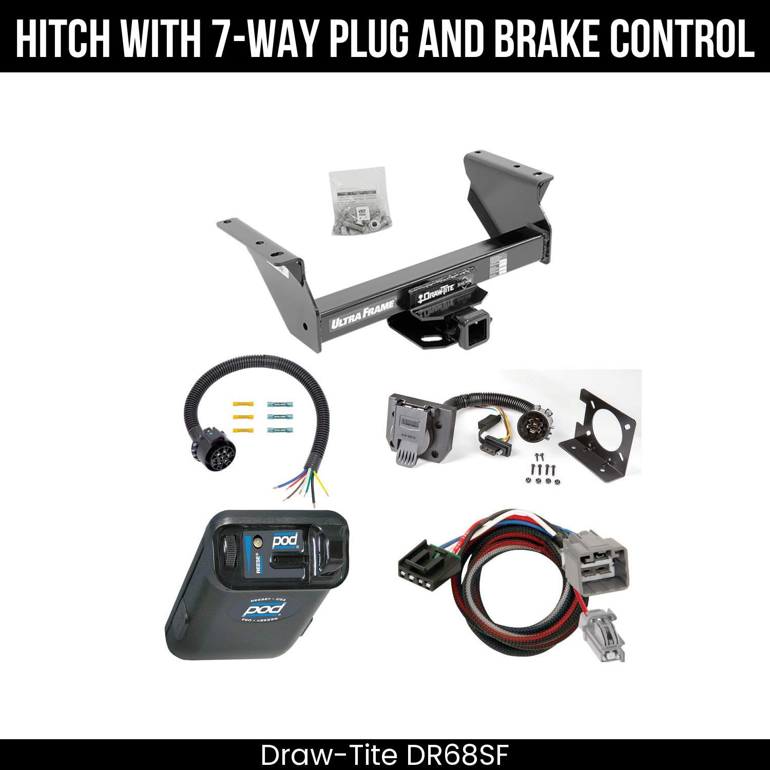 Trailer Hitch , 7-Way , Reese POD Brake Control