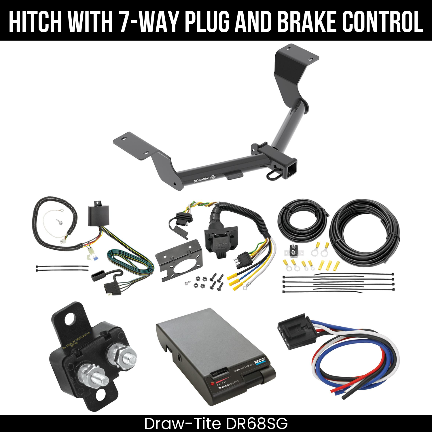 Trailer Hitch , 7-Way , Reese Brakeman Brake Control