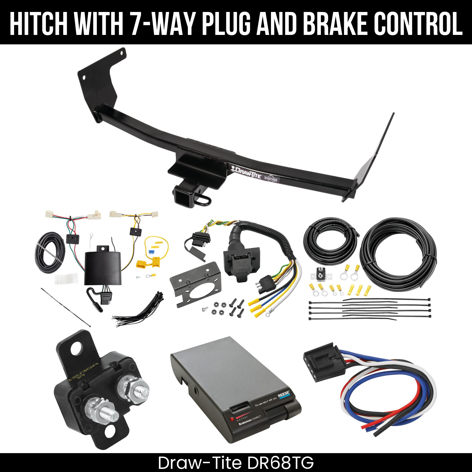 Trailer Hitch , 7-Way , Reese Brakeman Brake Control