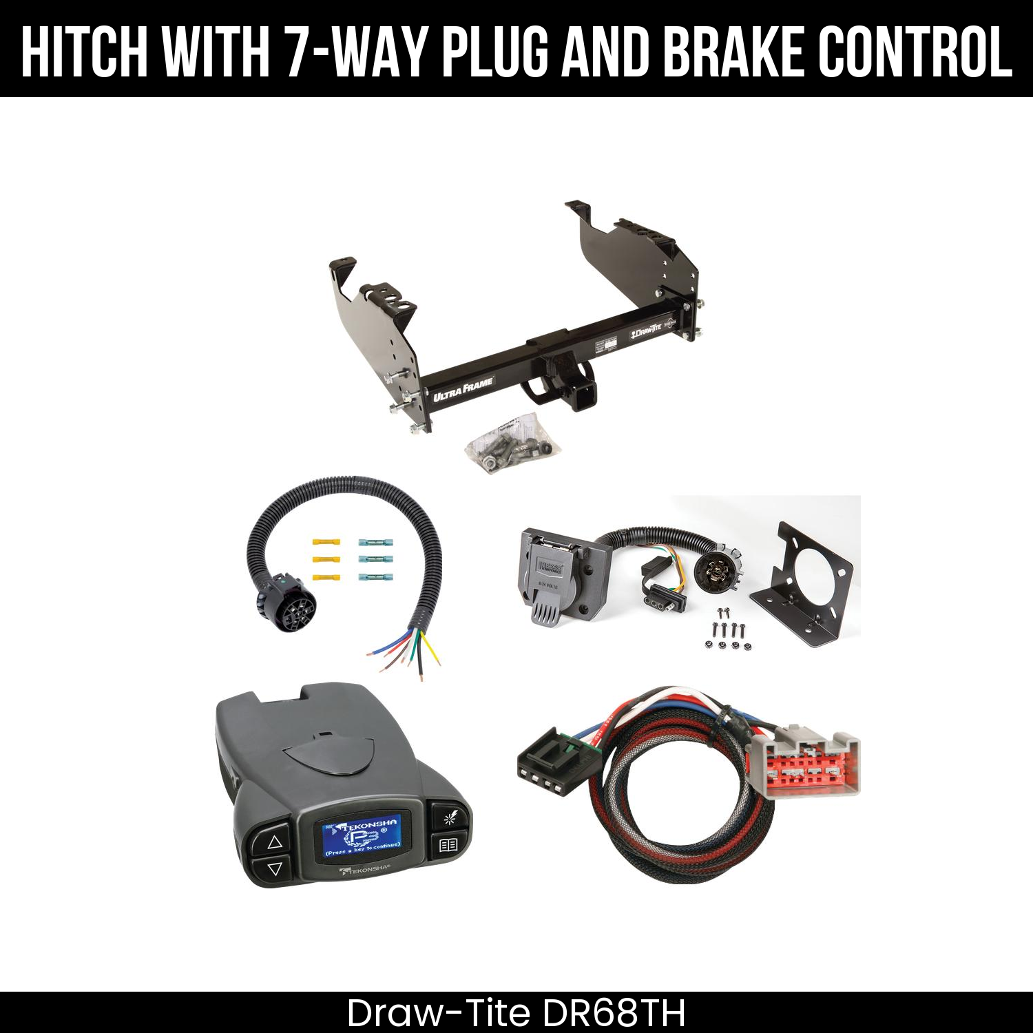 Trailer Hitch , 7-Way , Tekonsha Prodigy P3 Brake Control