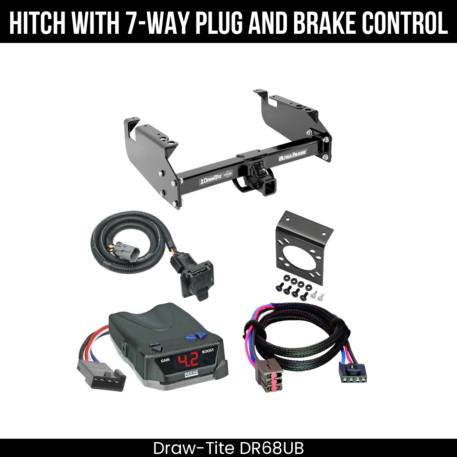 Trailer Hitch , 7-Way , Reese Brake EVN Control
