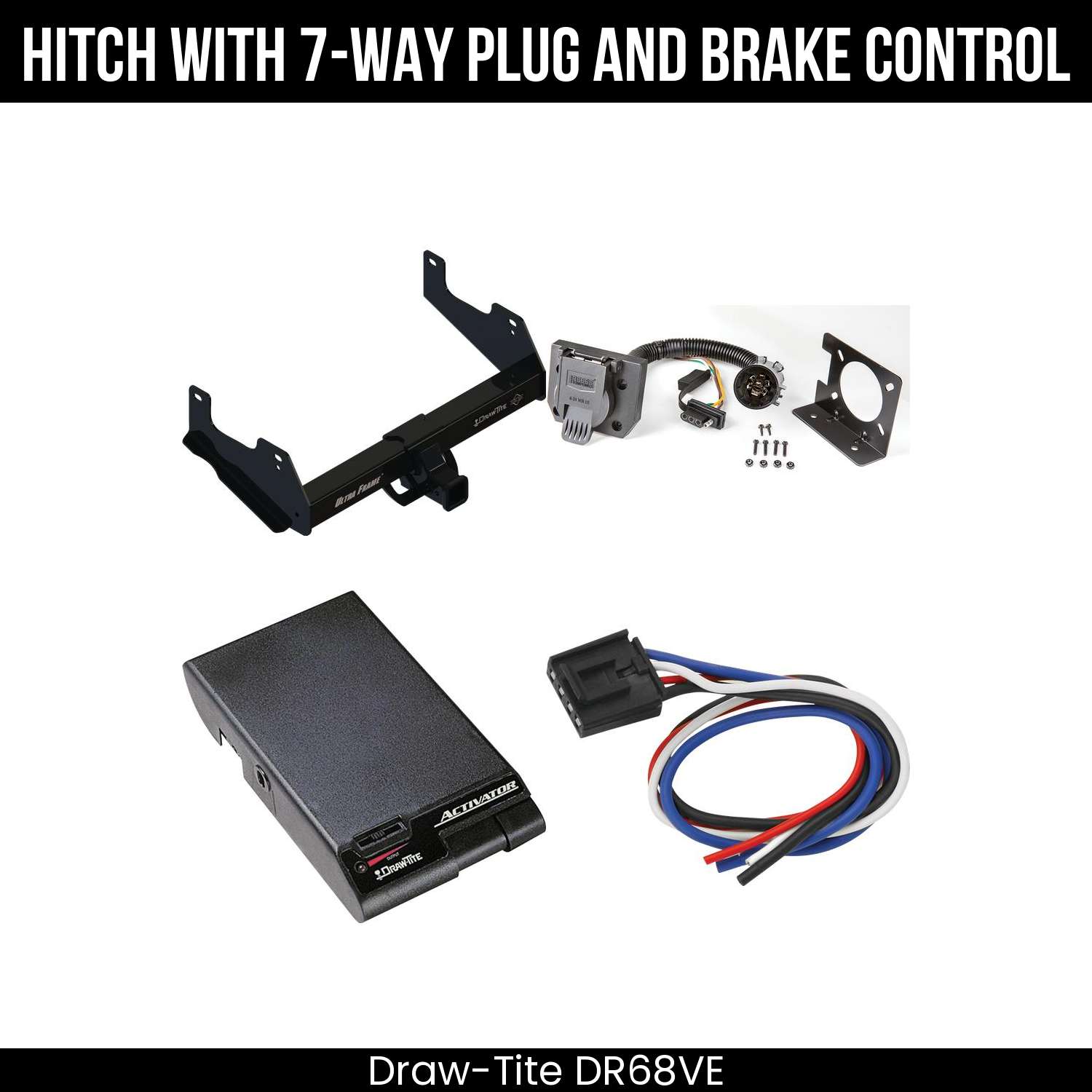 Trailer Hitch , 7-Way , Draw-Tite Activator Brake Control