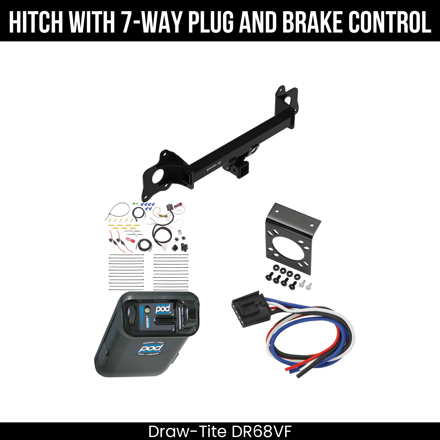 Trailer Hitch , 7-Way , Reese POD Brake Control