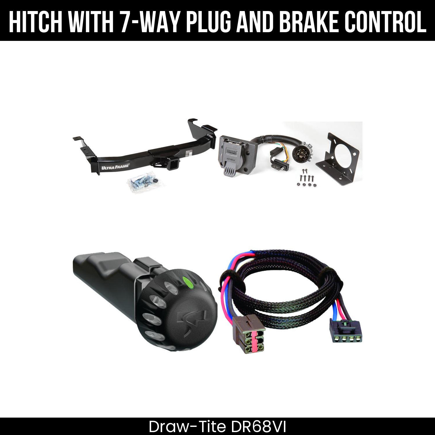 Trailer Hitch , 7-Way , Tekonsha Voyager iD Smart Brake Control
